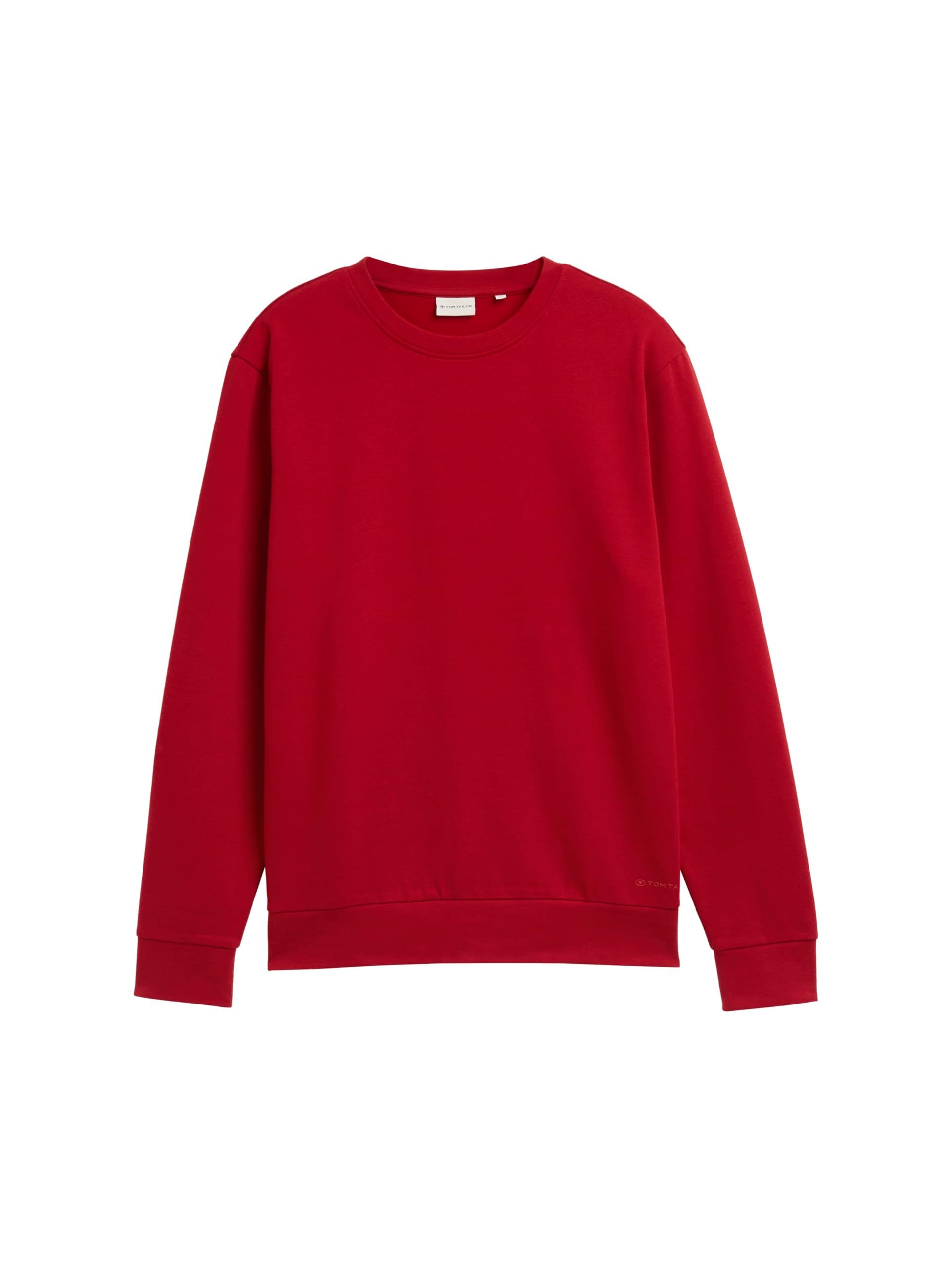 tom-tailor-herren-basic-sweatshirt-in-unifarben-klassisches-rundhals-sweatshirt image 4