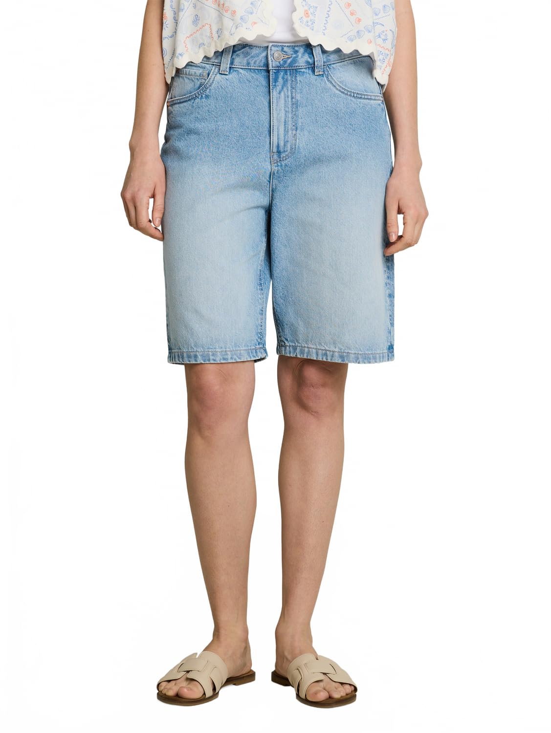 tom-tailor-denim-ttelin-straight-bermuda-jeans-shorts-1051468-damen image 7