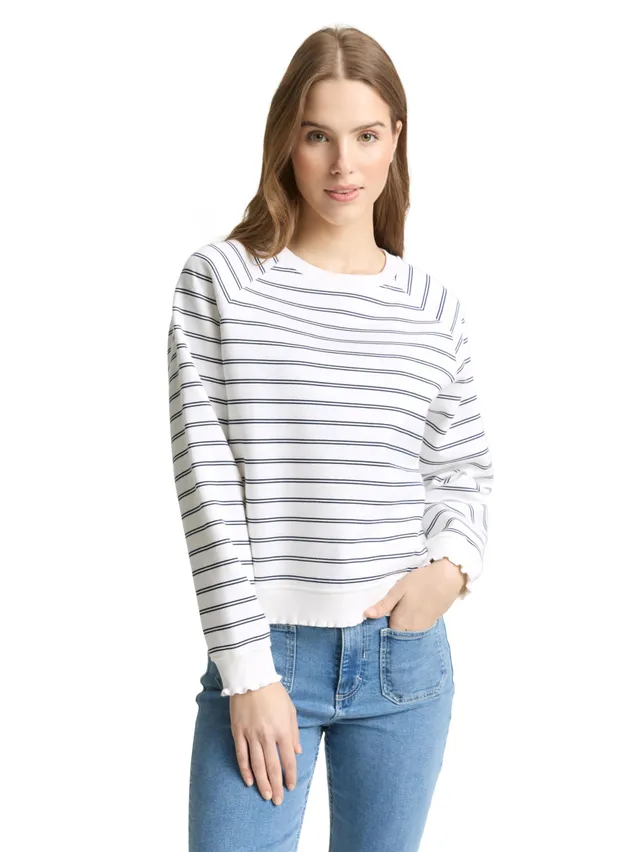 tom-tailor-denim-damen-sweatshirt-raglan-rmel image 1