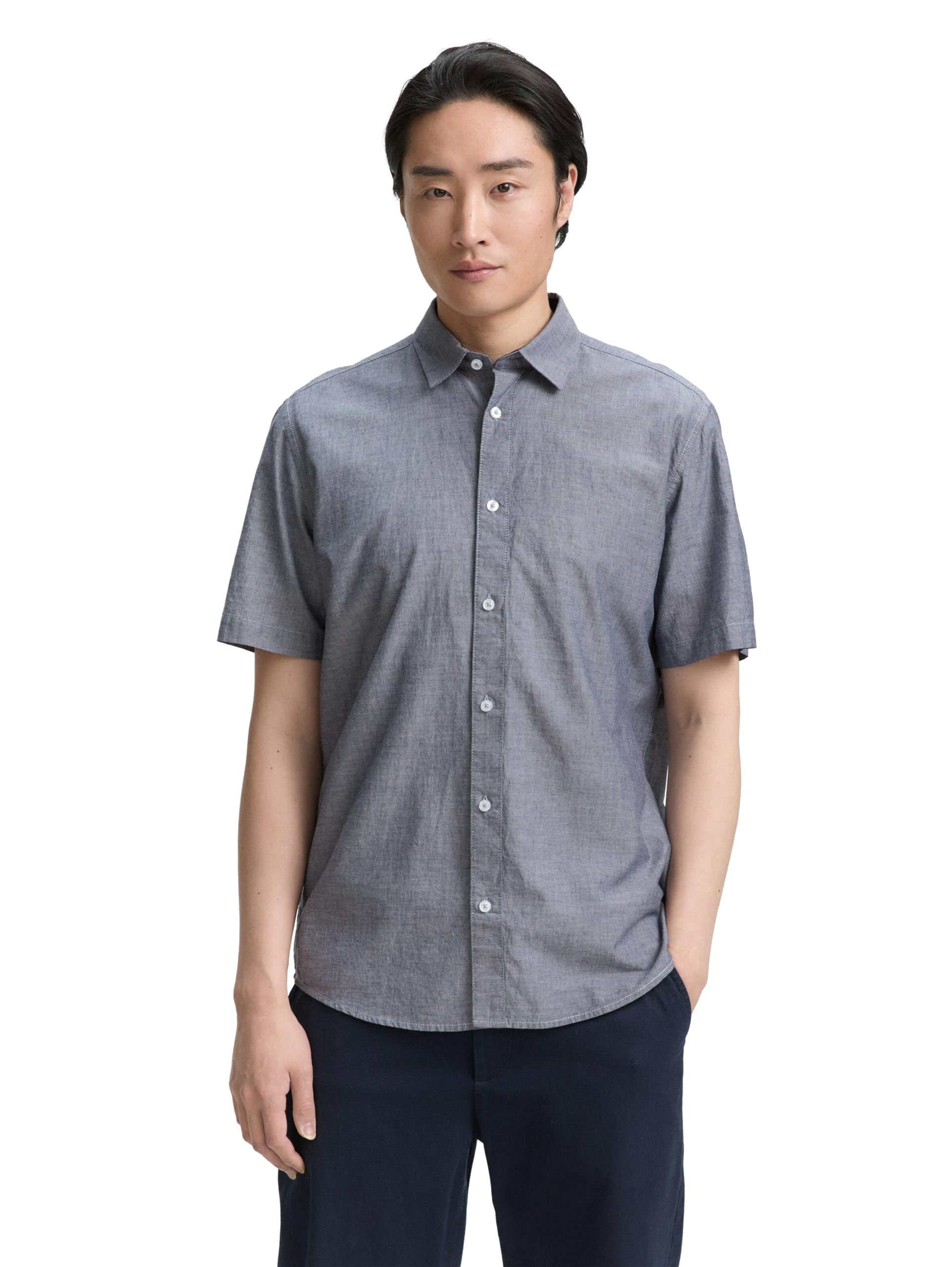 tom-tailor-herren-1047322-regular-fit-kurzarmhemd-baumwolle image 7