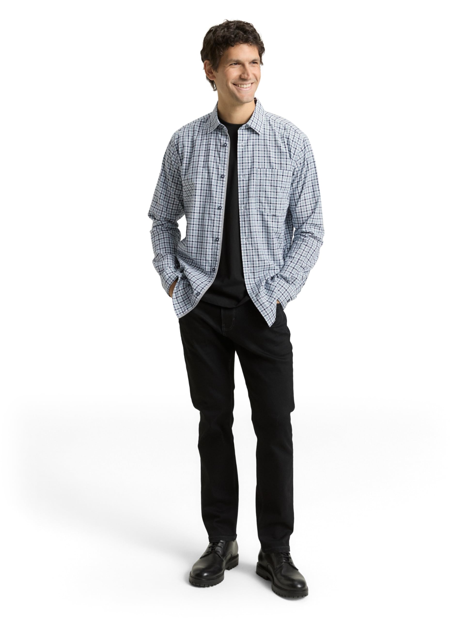 tom-tailor-herren-regular-fit-hemd-mit-karomuster-2 image 2