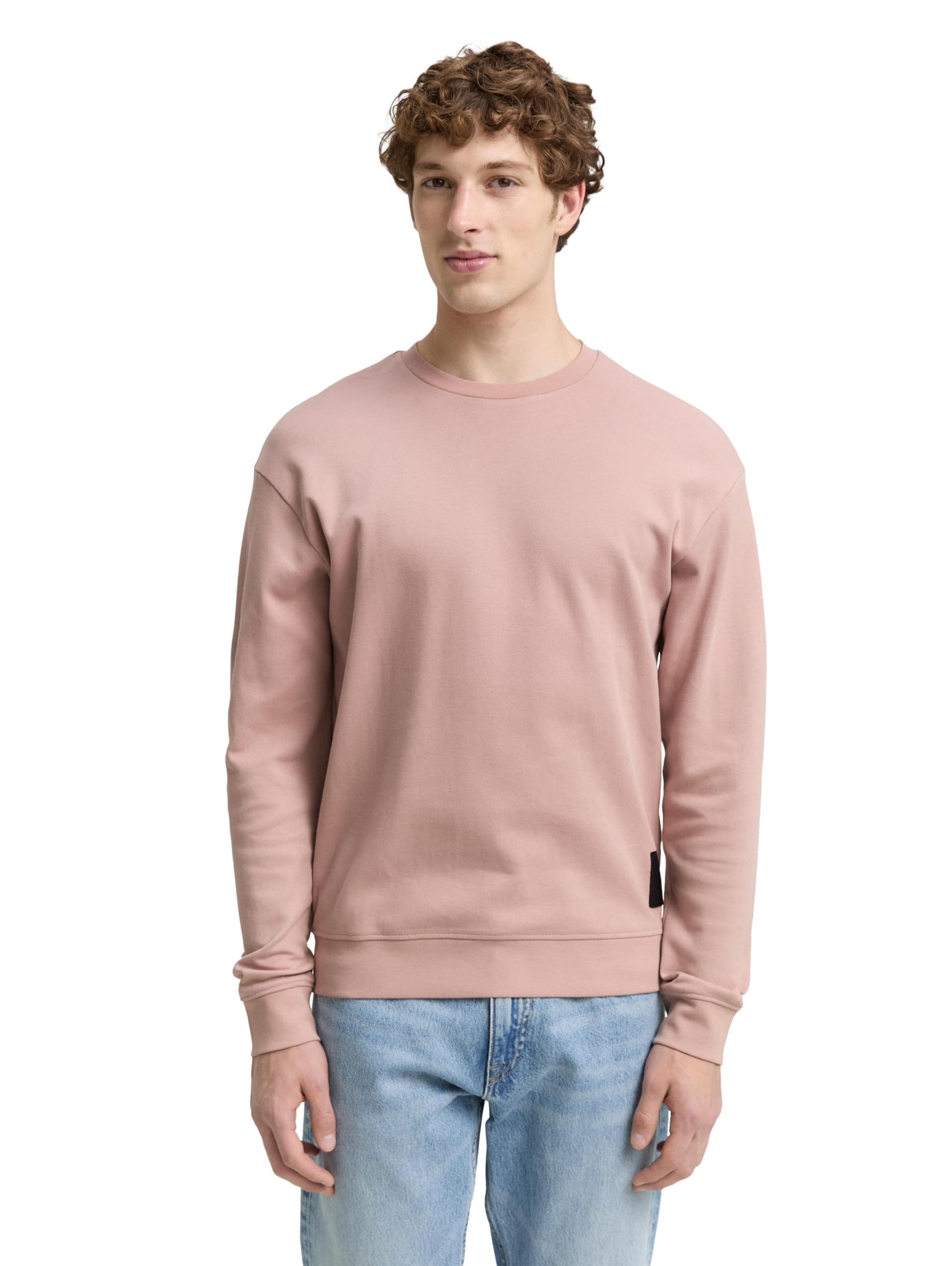 tom-tailor-denim-herren-basic-piqu-sweatshirt-rundhals image 7