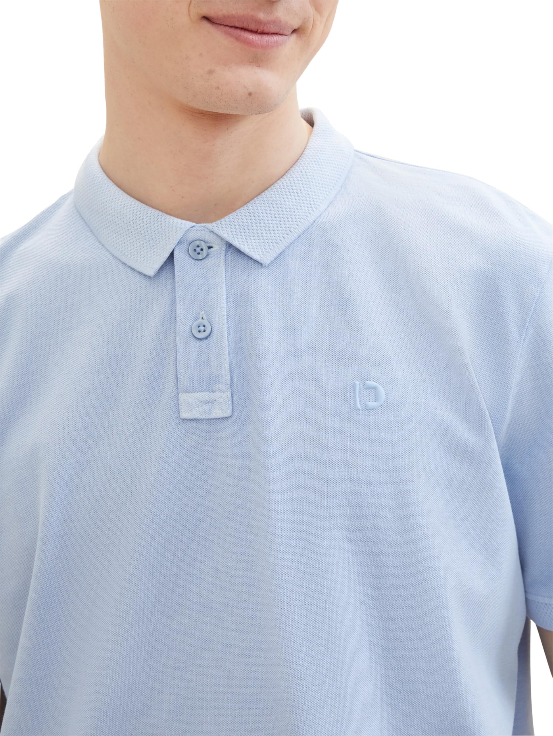 tom-tailor-denim-herren-poloshirt-im-washed-look-l-ssiges-freizeitshirt image 5