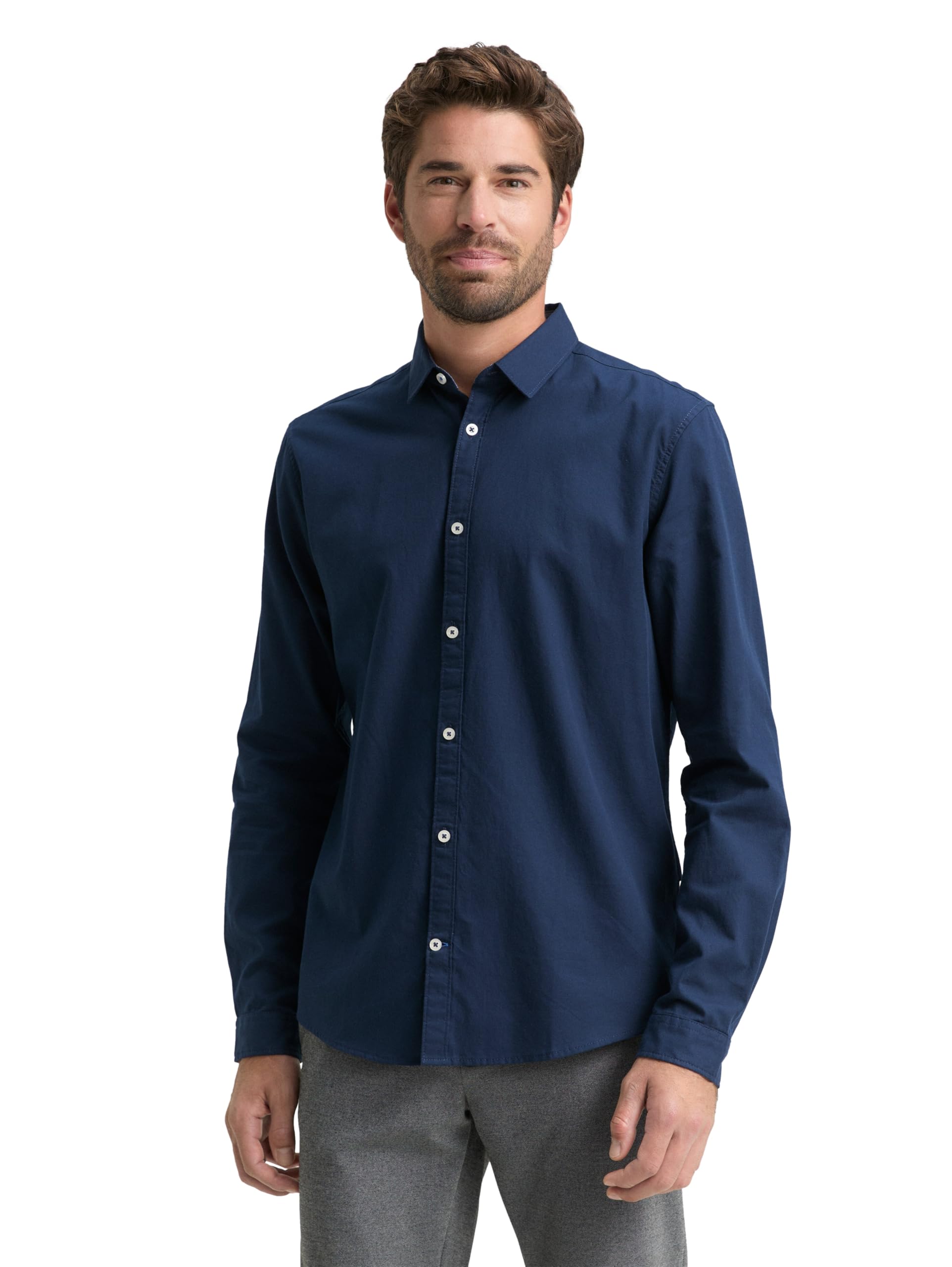 tom-tailor-herren-slim-fit-hemd-mit-struktur image 8