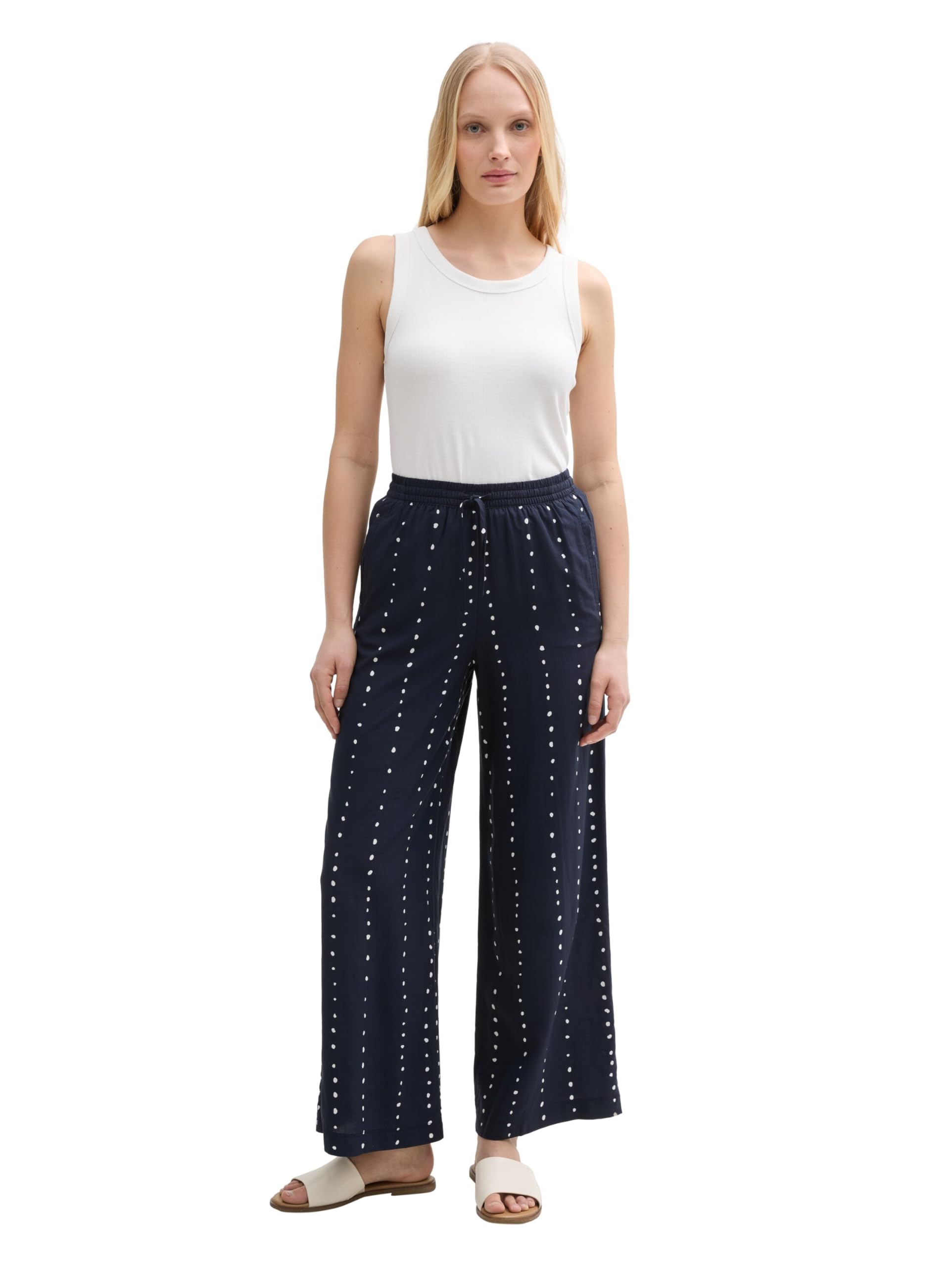 tom-tailor-damen-loose-wide-leg-palazzo-hose image 5