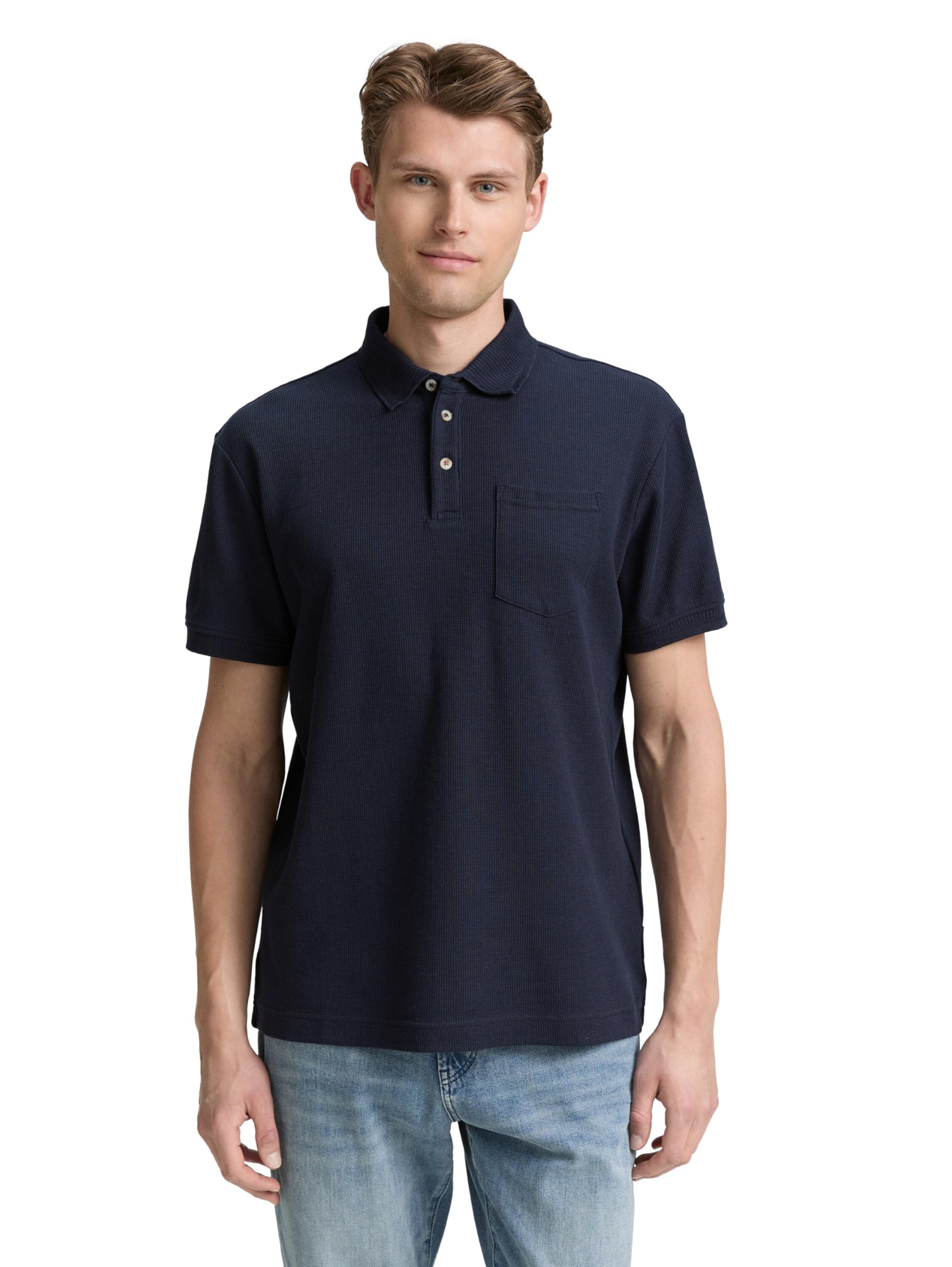 tom-tailor-herren-poloshirt-mit-struktur image 1