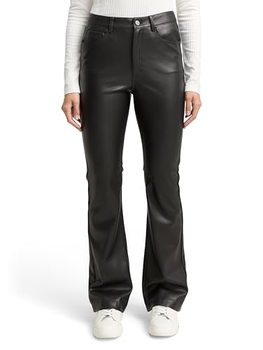 tom-tailor-denim-damen-flared-hose-in-lederoptik-1048873 image 5