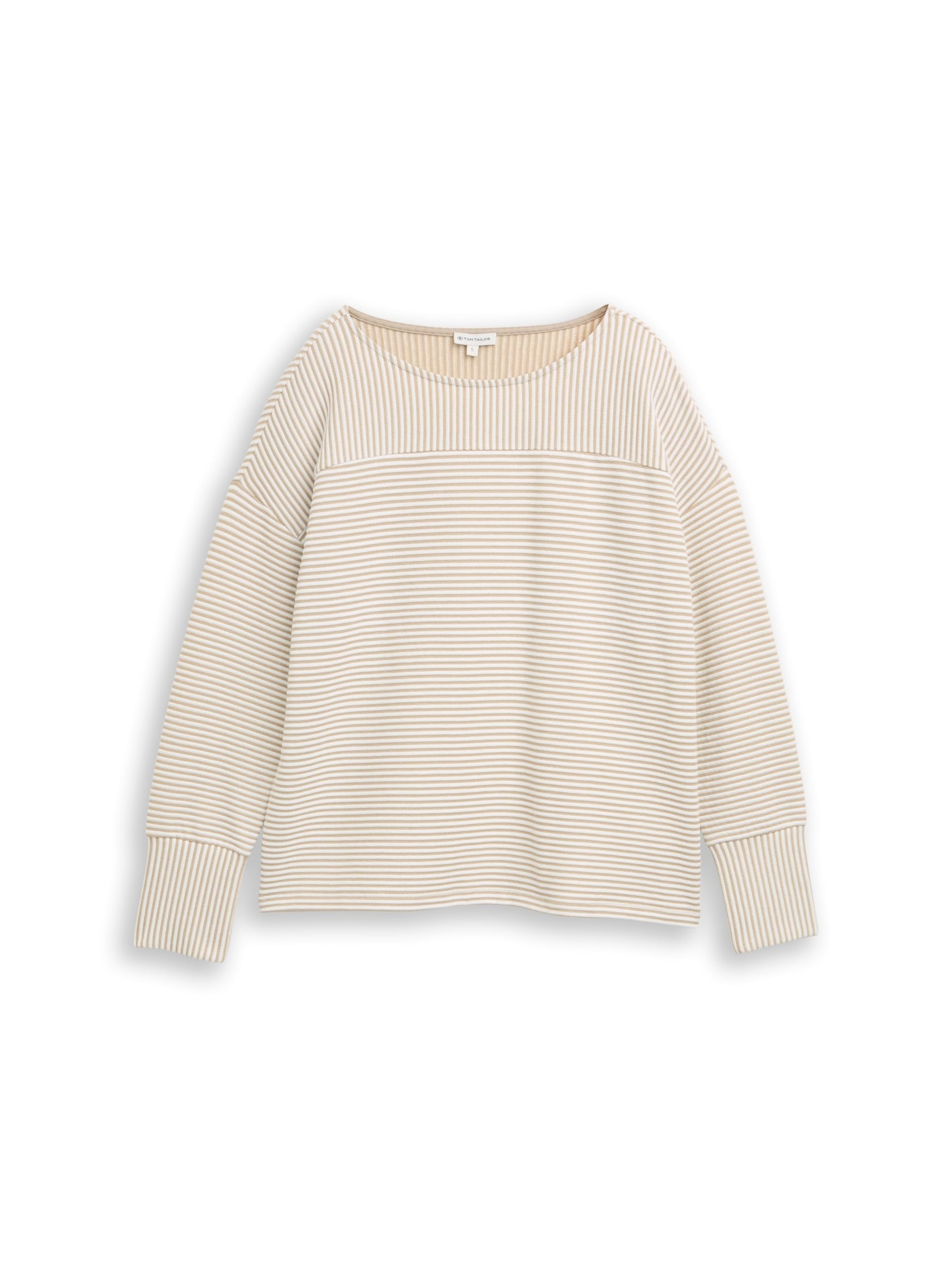 tom-tailor-damen-1048496-sweatshirt-mit-ottoman-struktur image 2