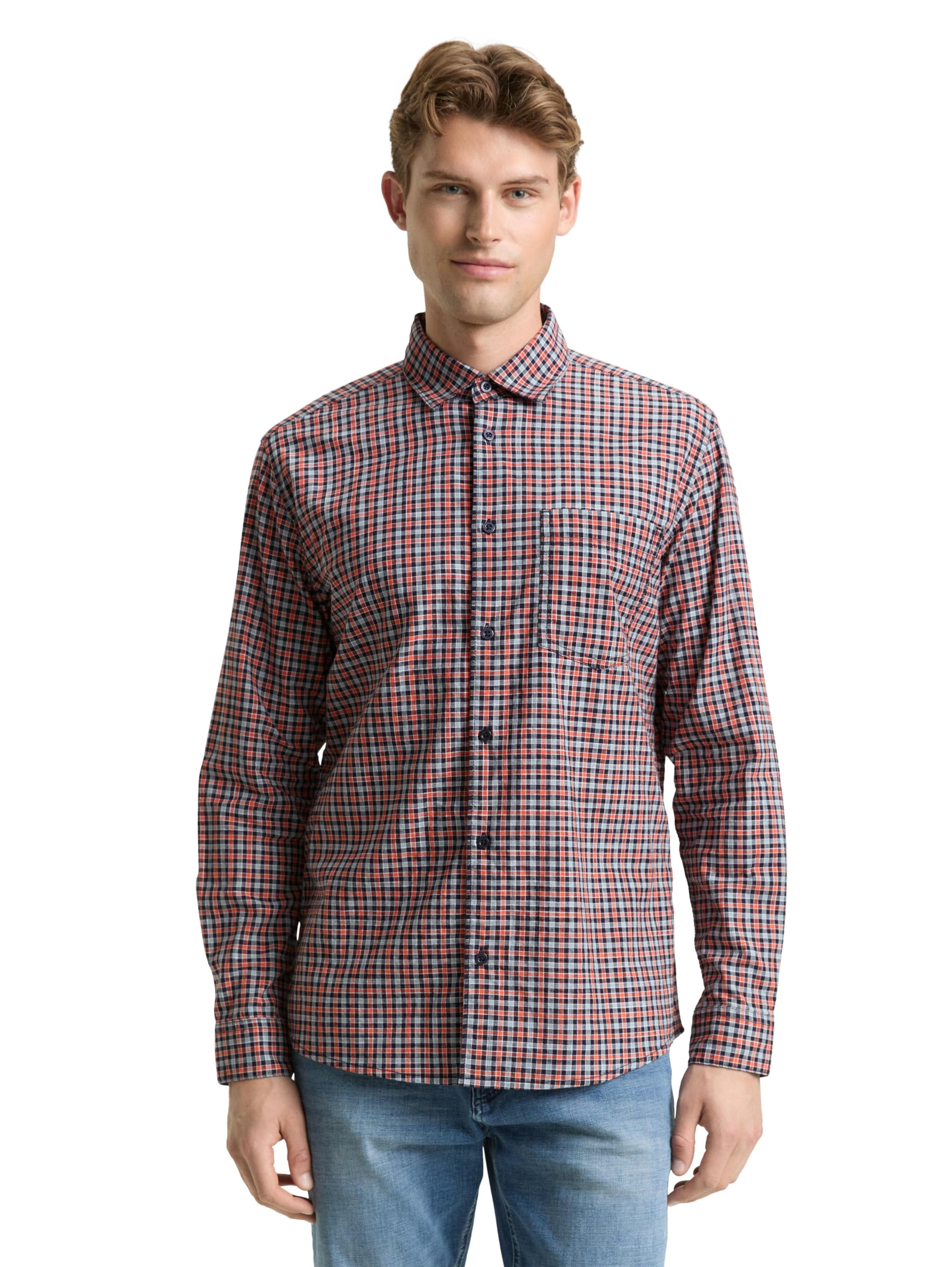 tom-tailor-herren-regular-fit-hemd-mit-karomuster-2 image 6