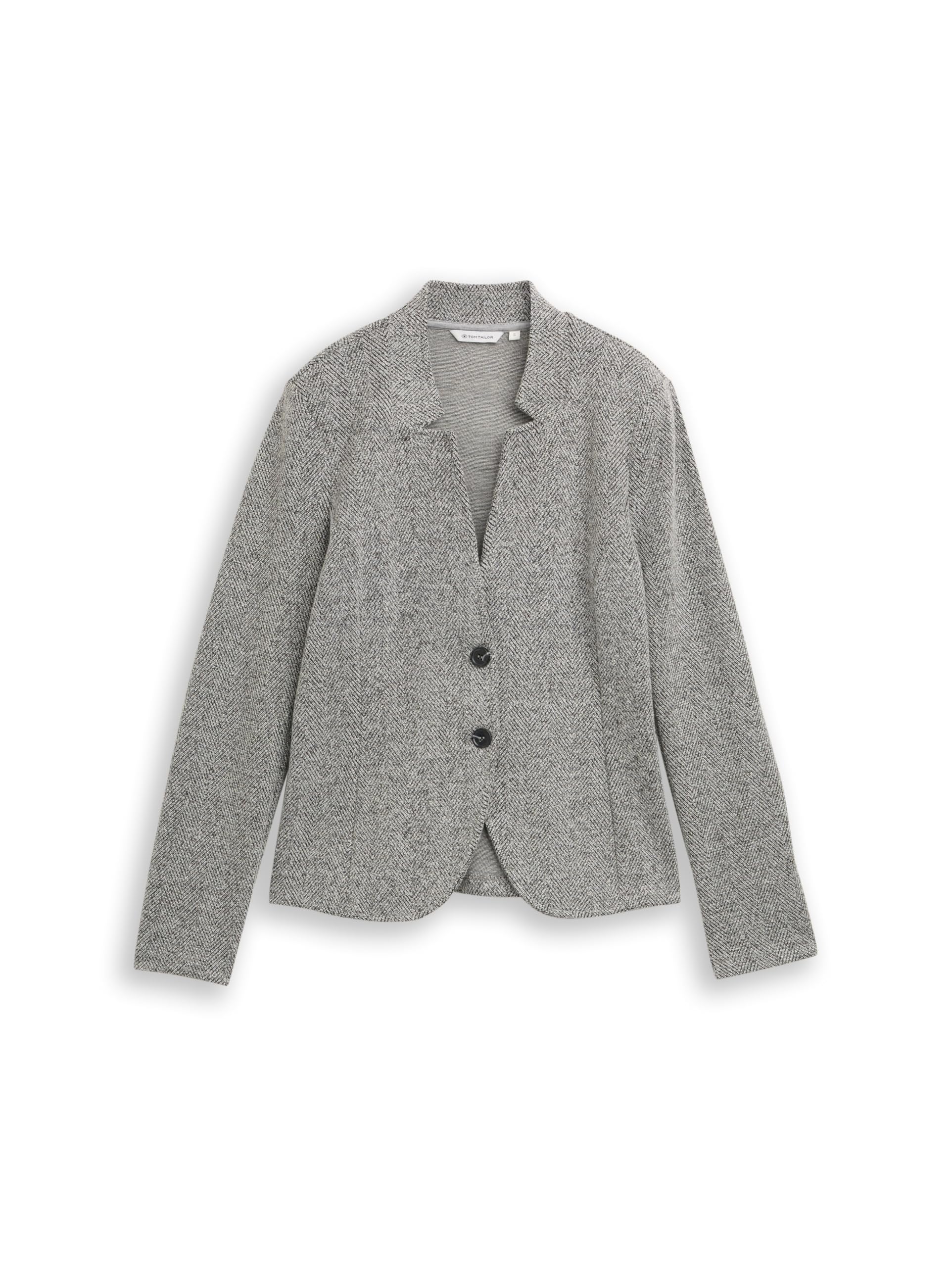 tom-tailor-1048829-damen-fitted-jacquard-blazer image 1