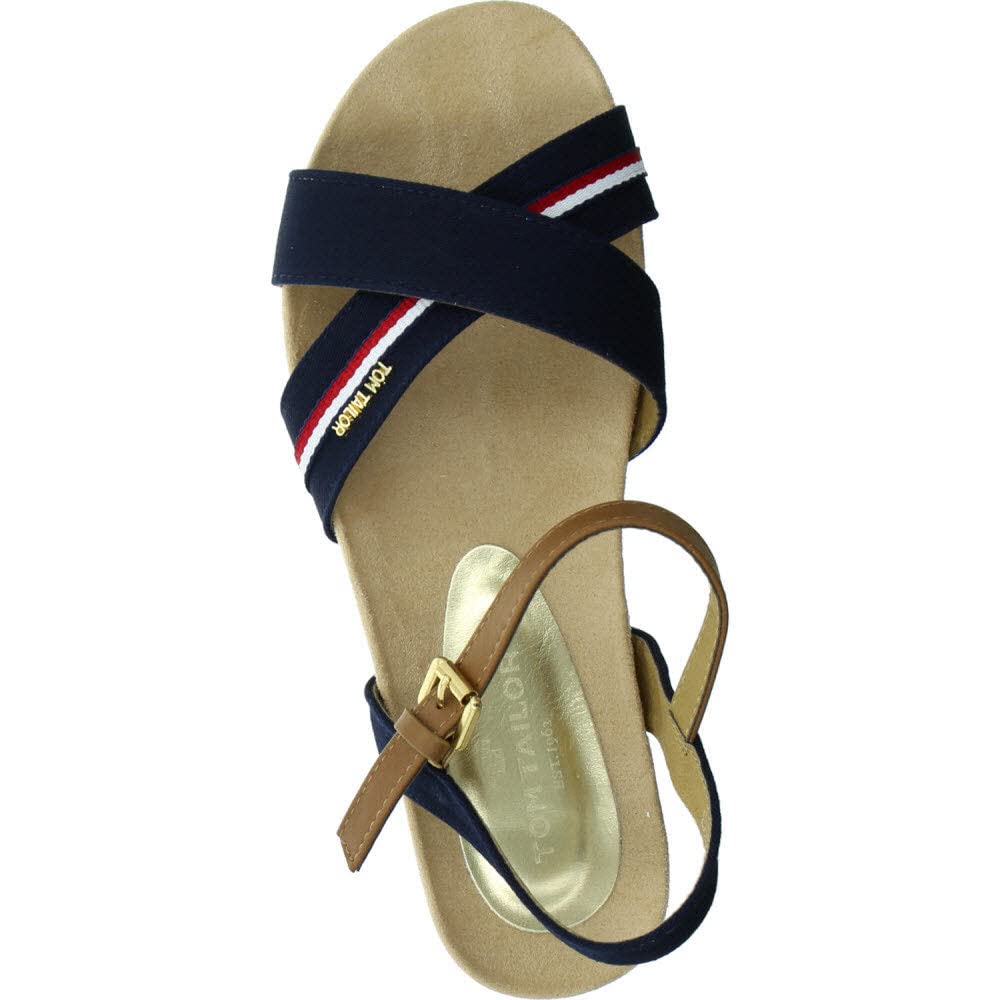 tom-tailor-3292201-damen-sandaletten-streifen-sportlich-elegant image 5