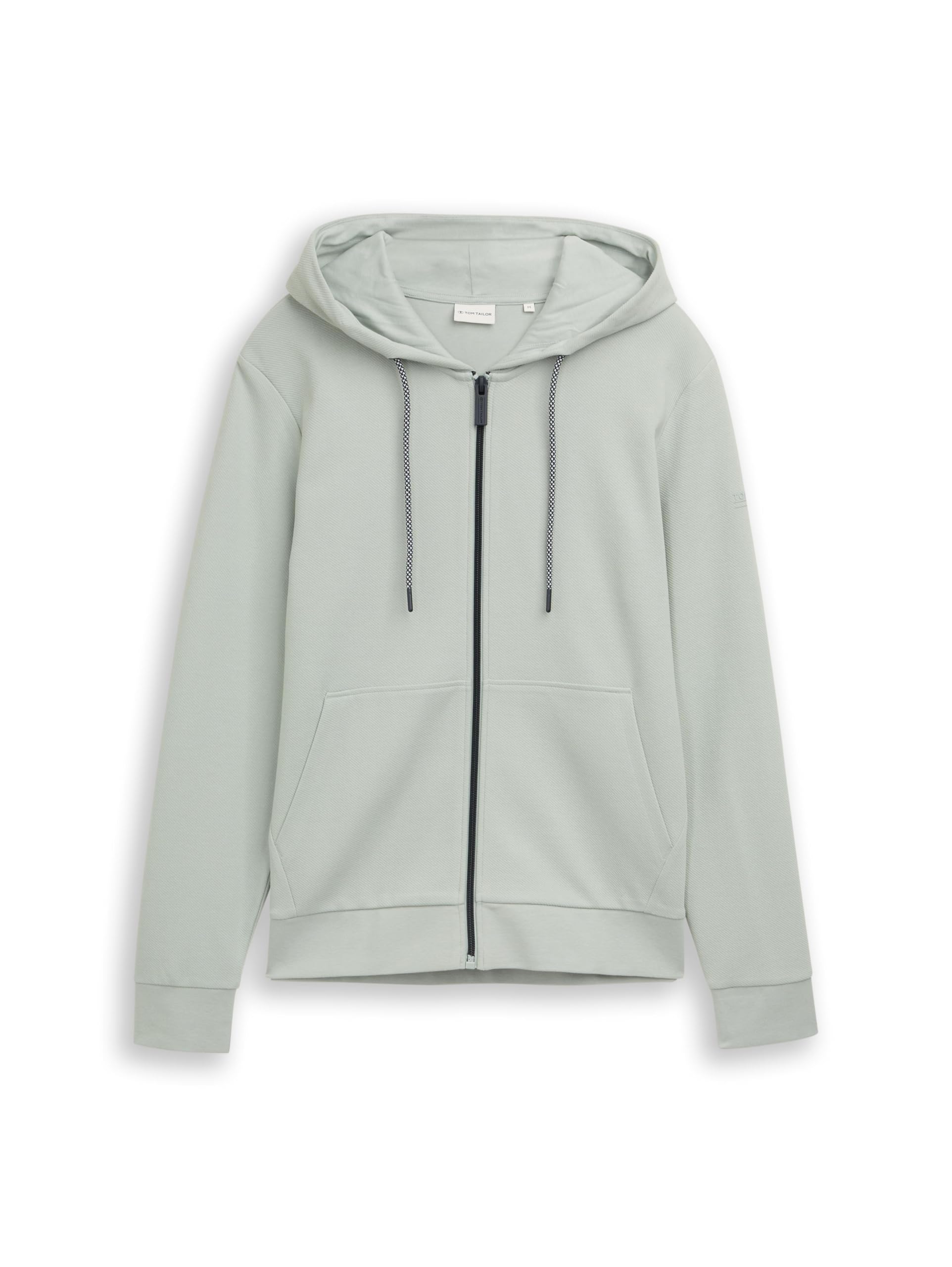 tom-tailor-herren-hoodie-sweatjacke-mit-kapuze image 4