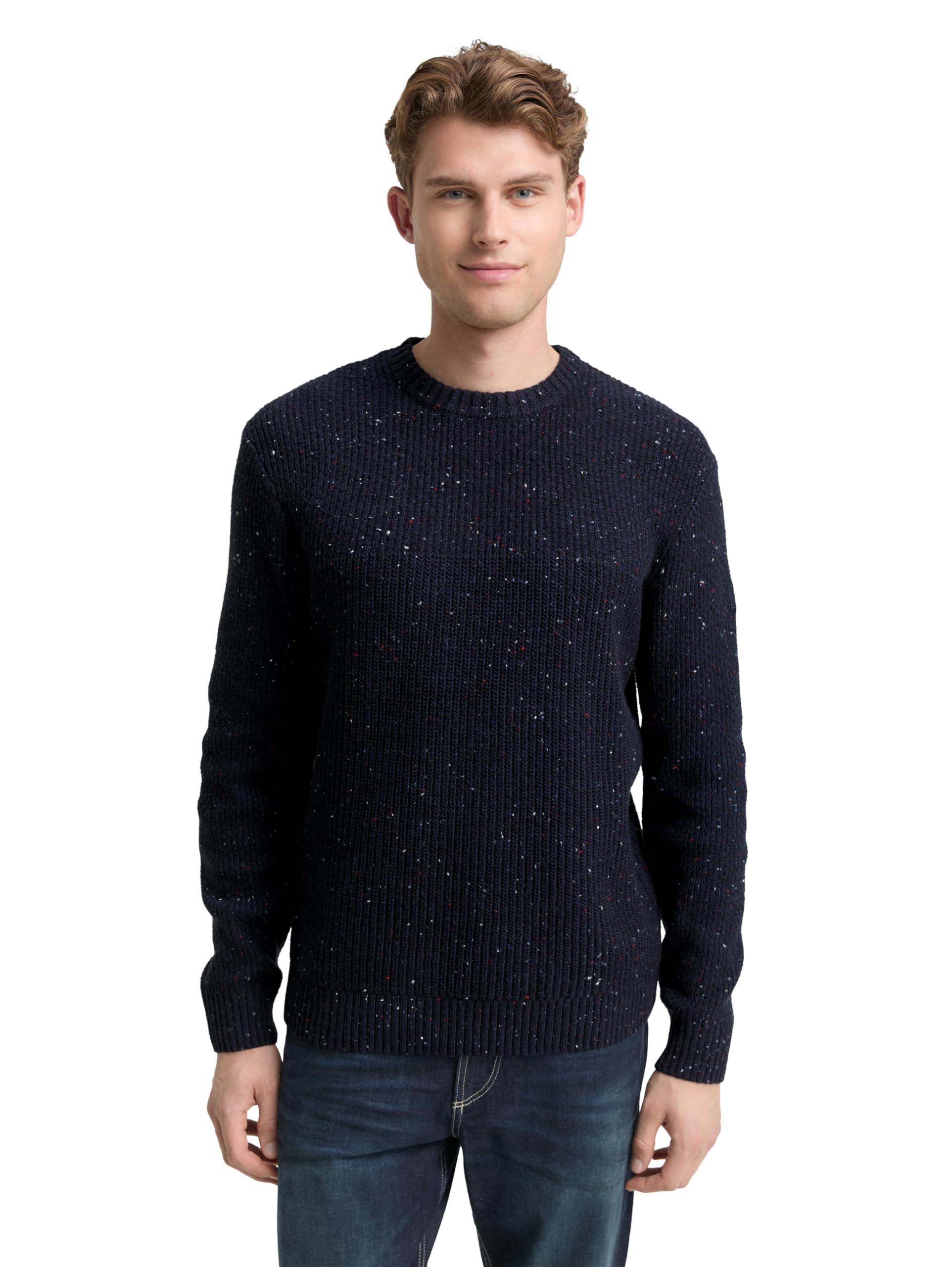 tom-tailor-herren-strickpullover-mit-strukturmix image 8