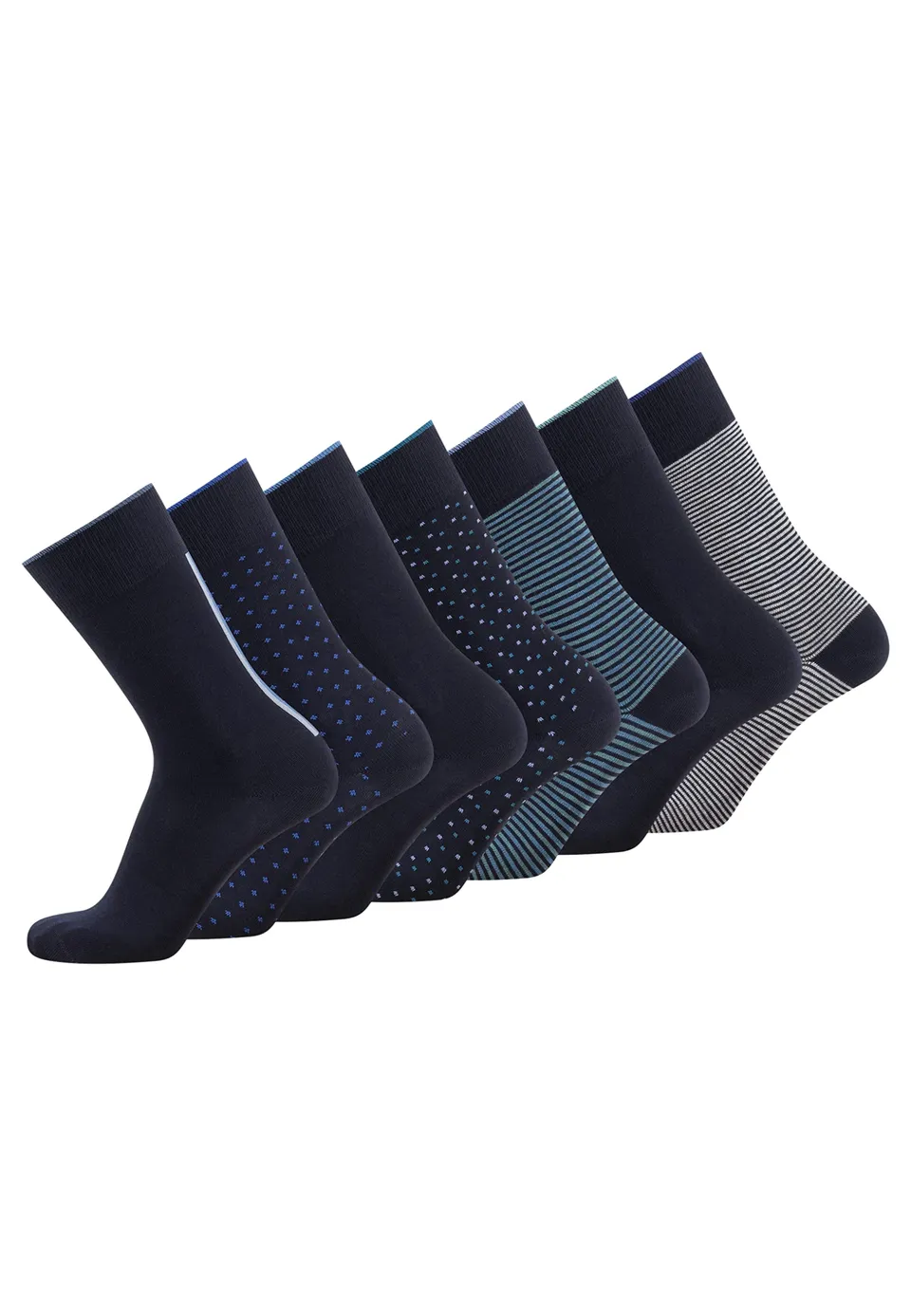 tom-tailor-herren-socken-dark-navy-7er-box-39-42 image 1
