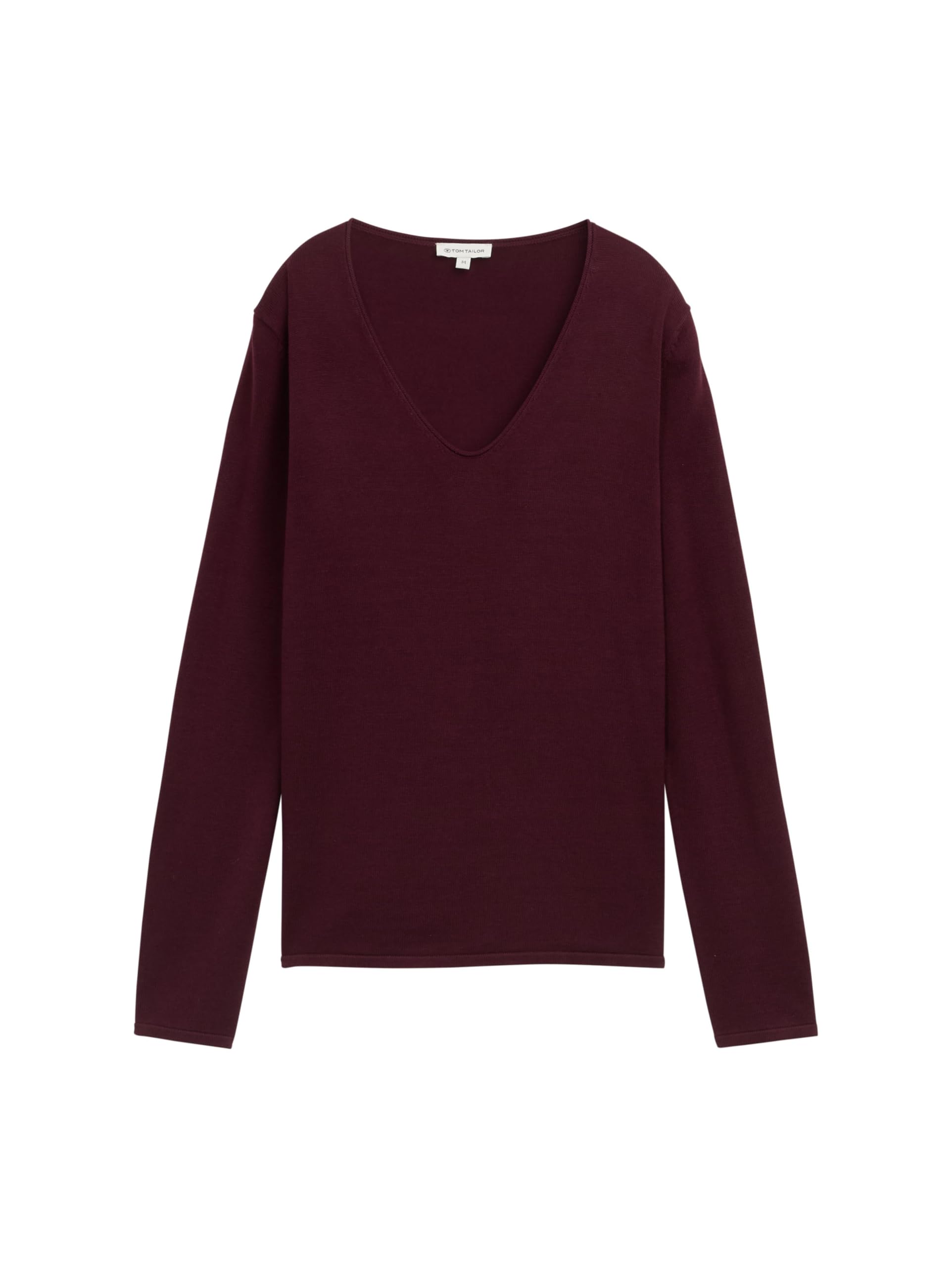 tom-tailor-damen-1012976-basic-strickpullover-mit-v-ausschnitt image 4