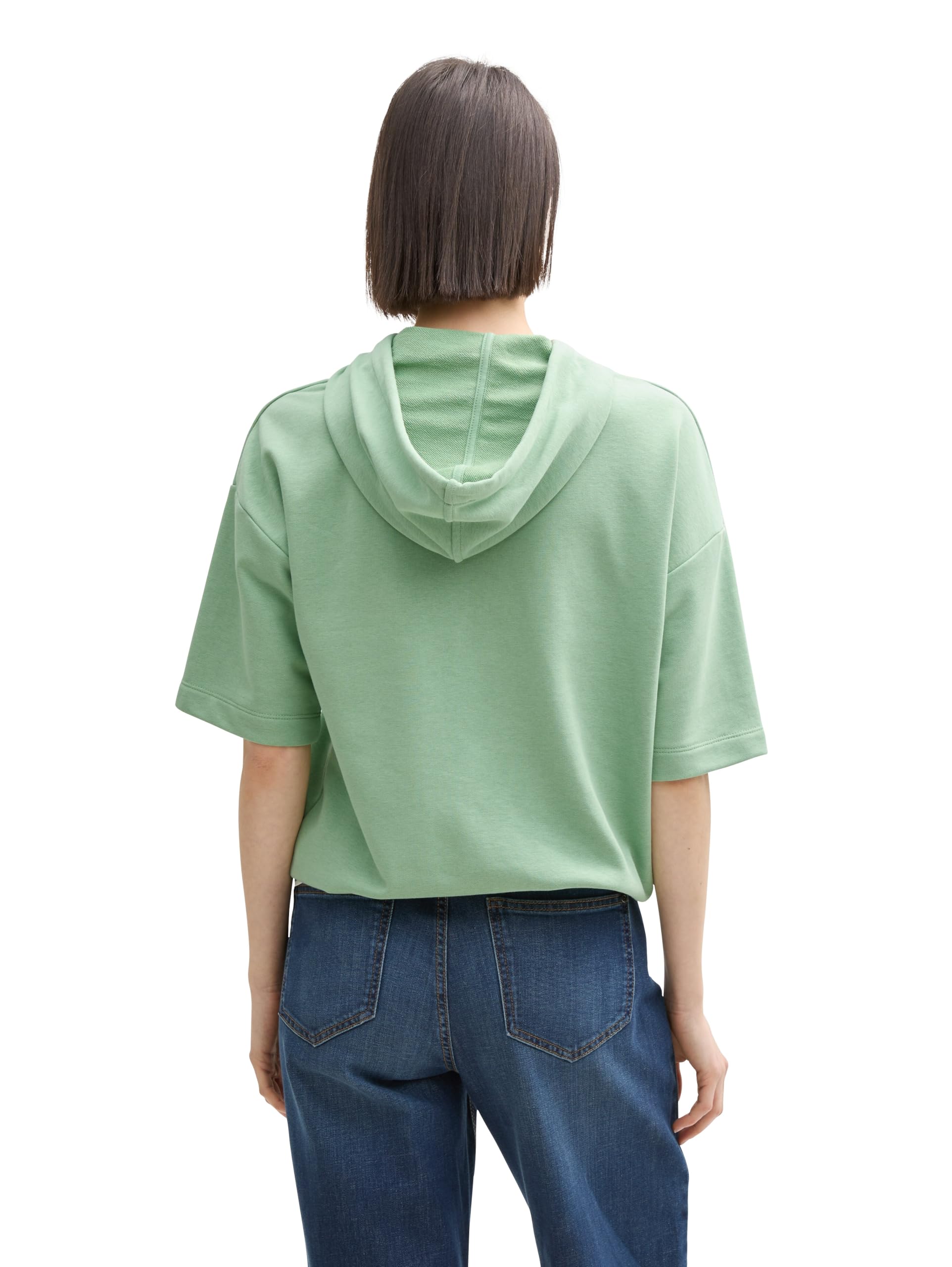 tom-tailor-damen-hoodie-sweatshirt-mit-print image 3