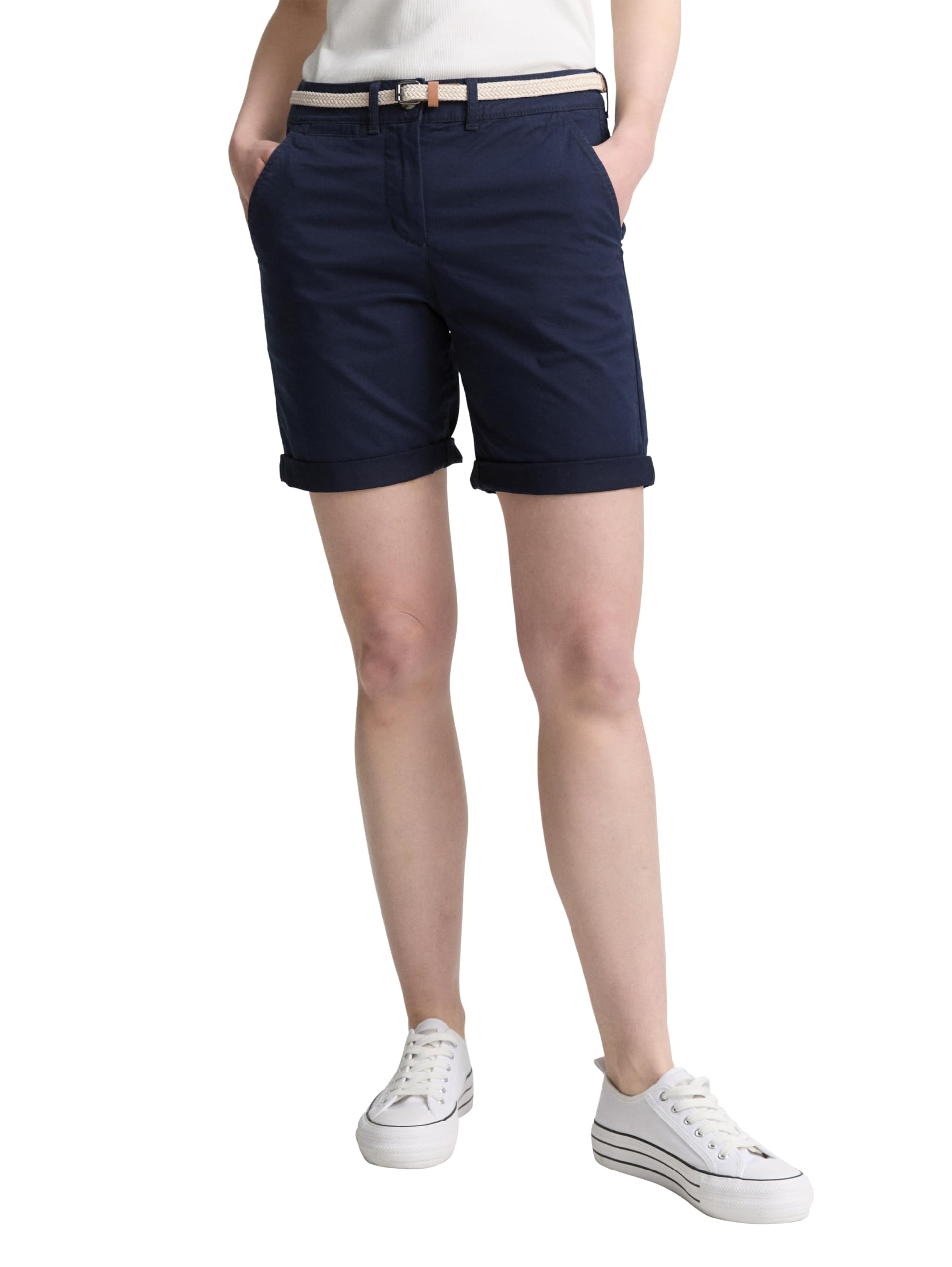tom-tailor-damen-chino-bermuda-shorts-mit-g-rtel image 7