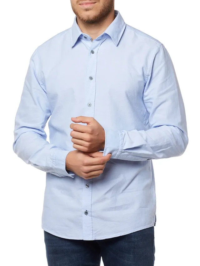 joop-hanson-oberhemd-herren-blau-xl-oxford-slim-fit image 1