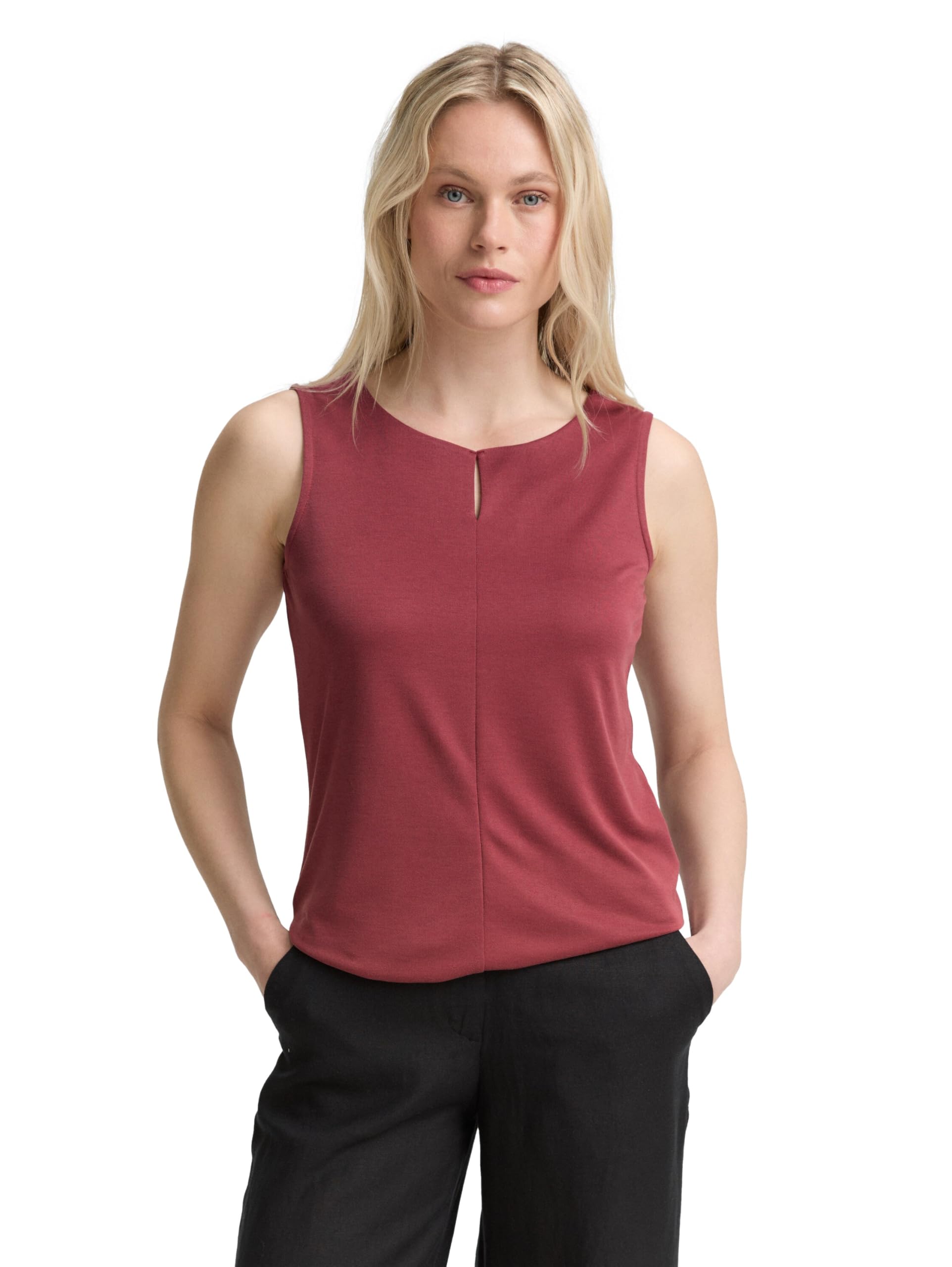 tom-tailor-damen-top-mit-cut-out-detail image 7
