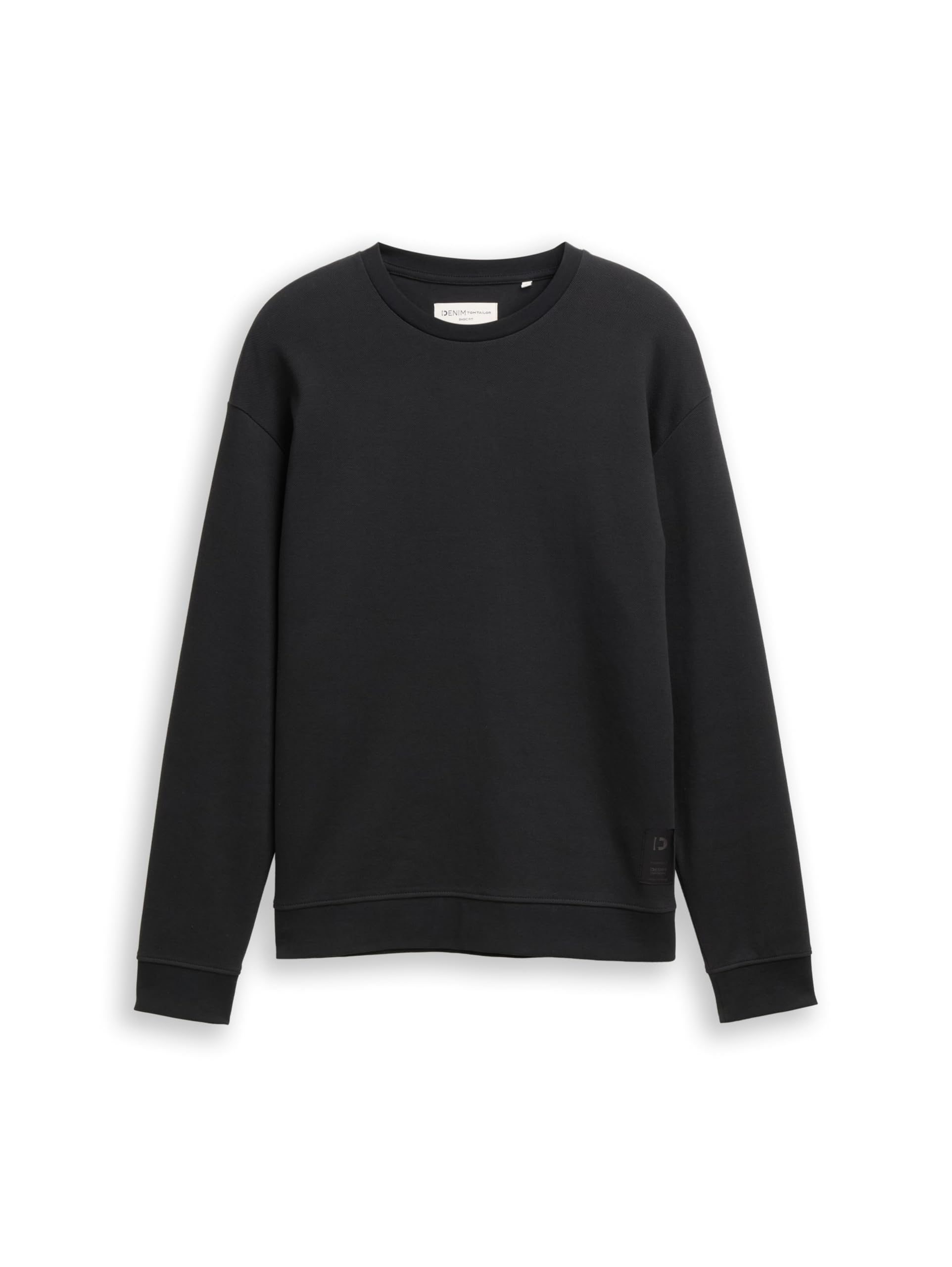 tom-tailor-denim-herren-basic-piqu-sweatshirt-rundhals image 4