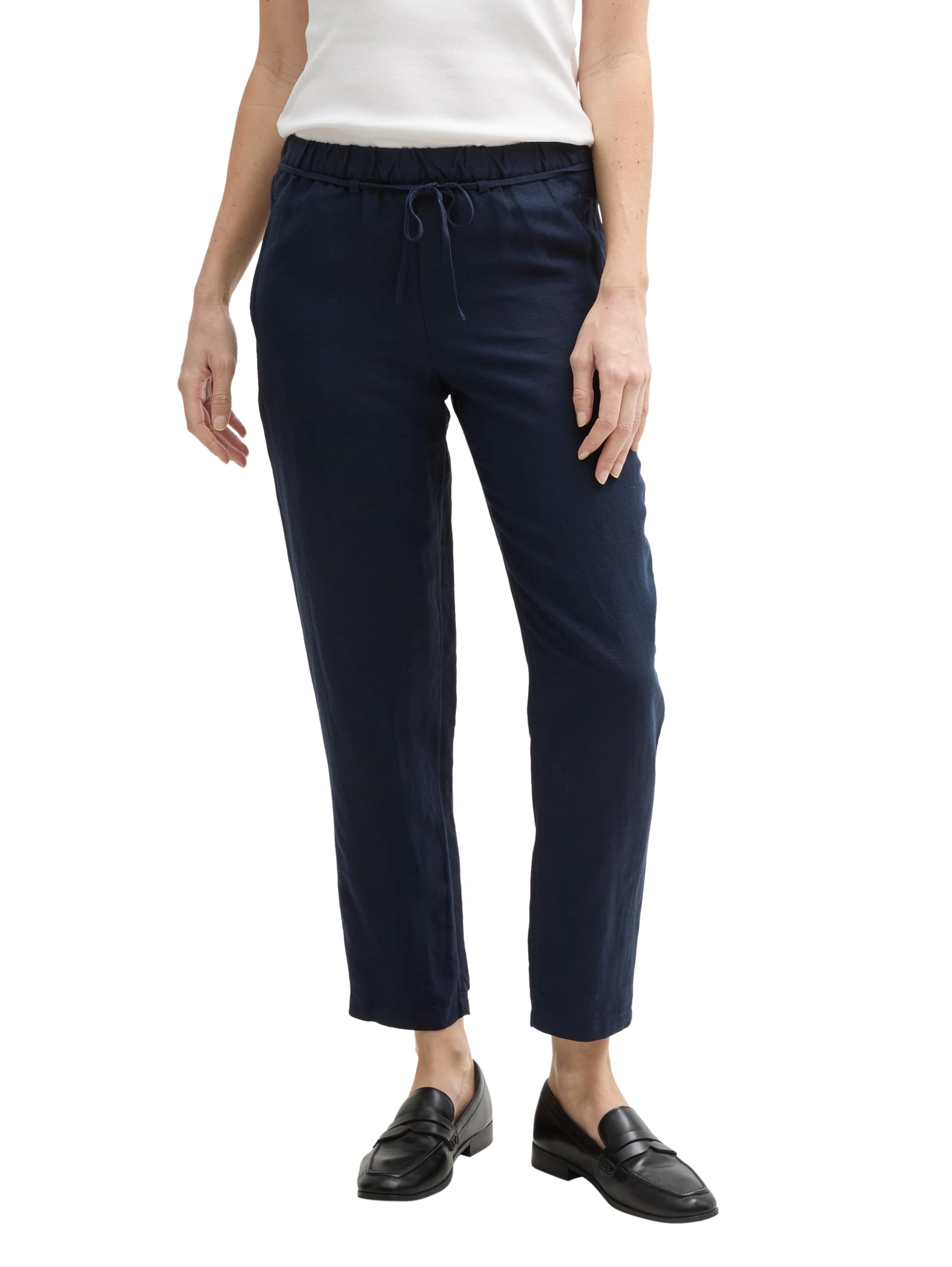 tom-tailor-damen-loose-slim-hose-mit-leinenanteil image 6