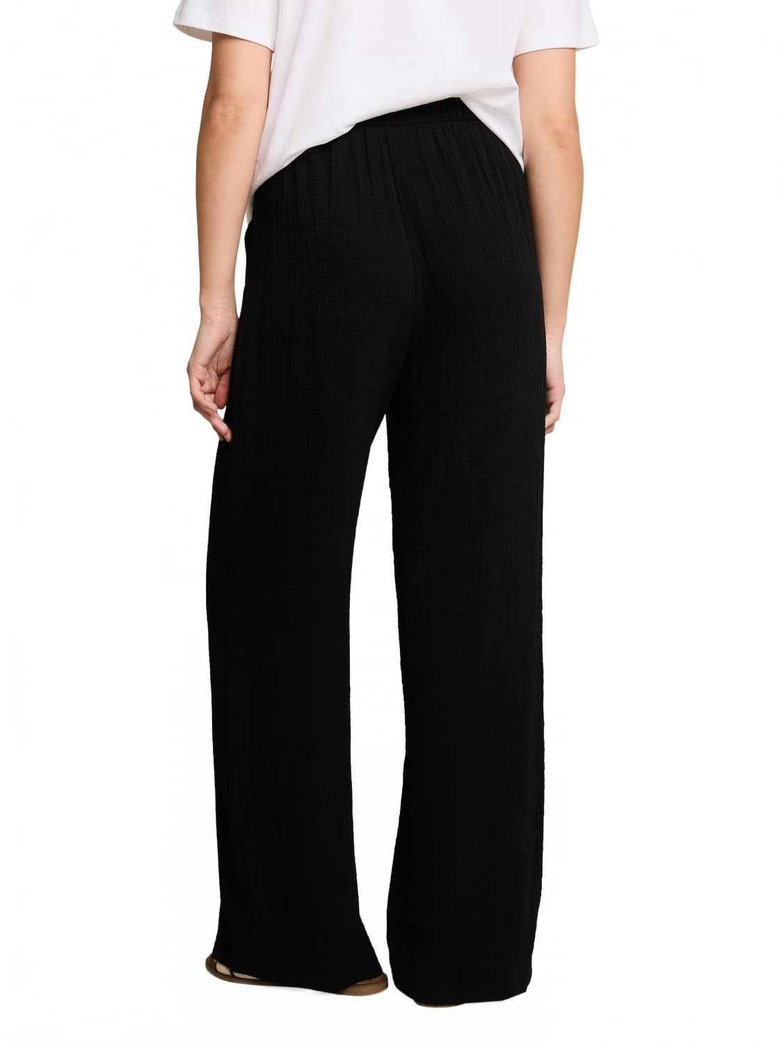 tom-tailor-denim-damen-seersucker-wide-leg-hose-1051405 image 3