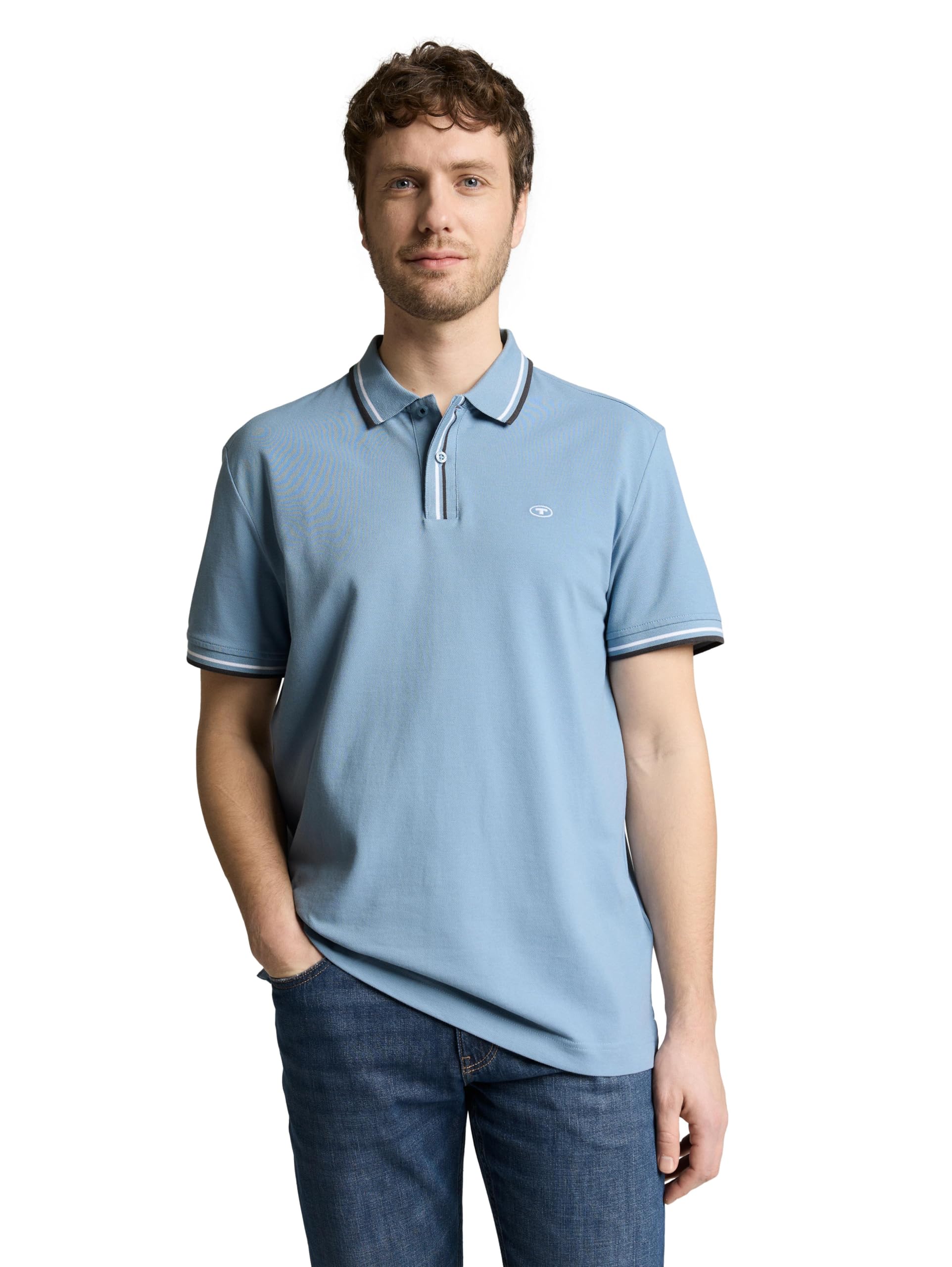 tom-tailor-herren-piqu-poloshirt-kurzarm image 1