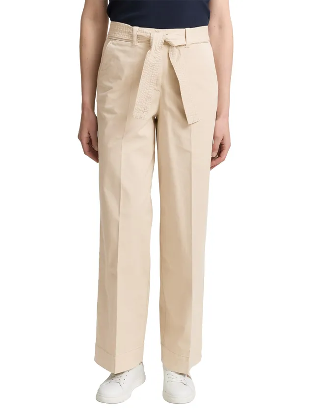tom-tailor-damen-ttlea-wide-leg-hose-weit-geschnittenes-bein-hoher-tragekomfort image 1