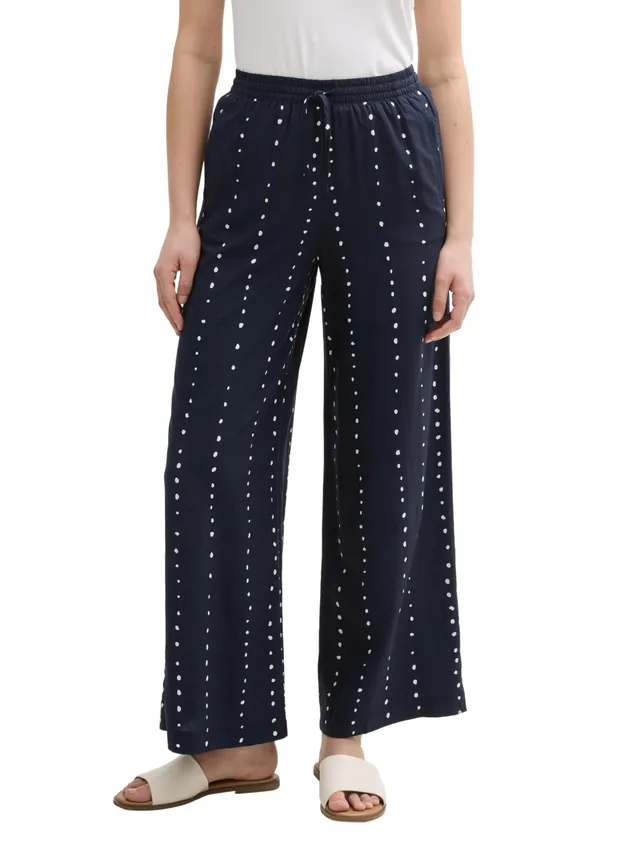 tom-tailor-damen-loose-wide-leg-palazzo-hose image 1
