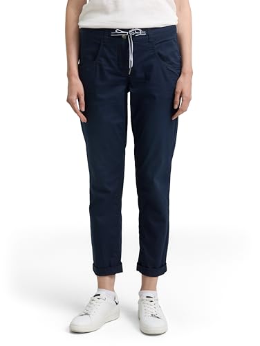 tom-tailor-damen-relaxed-fit-tapered-hose-1046691 image 7