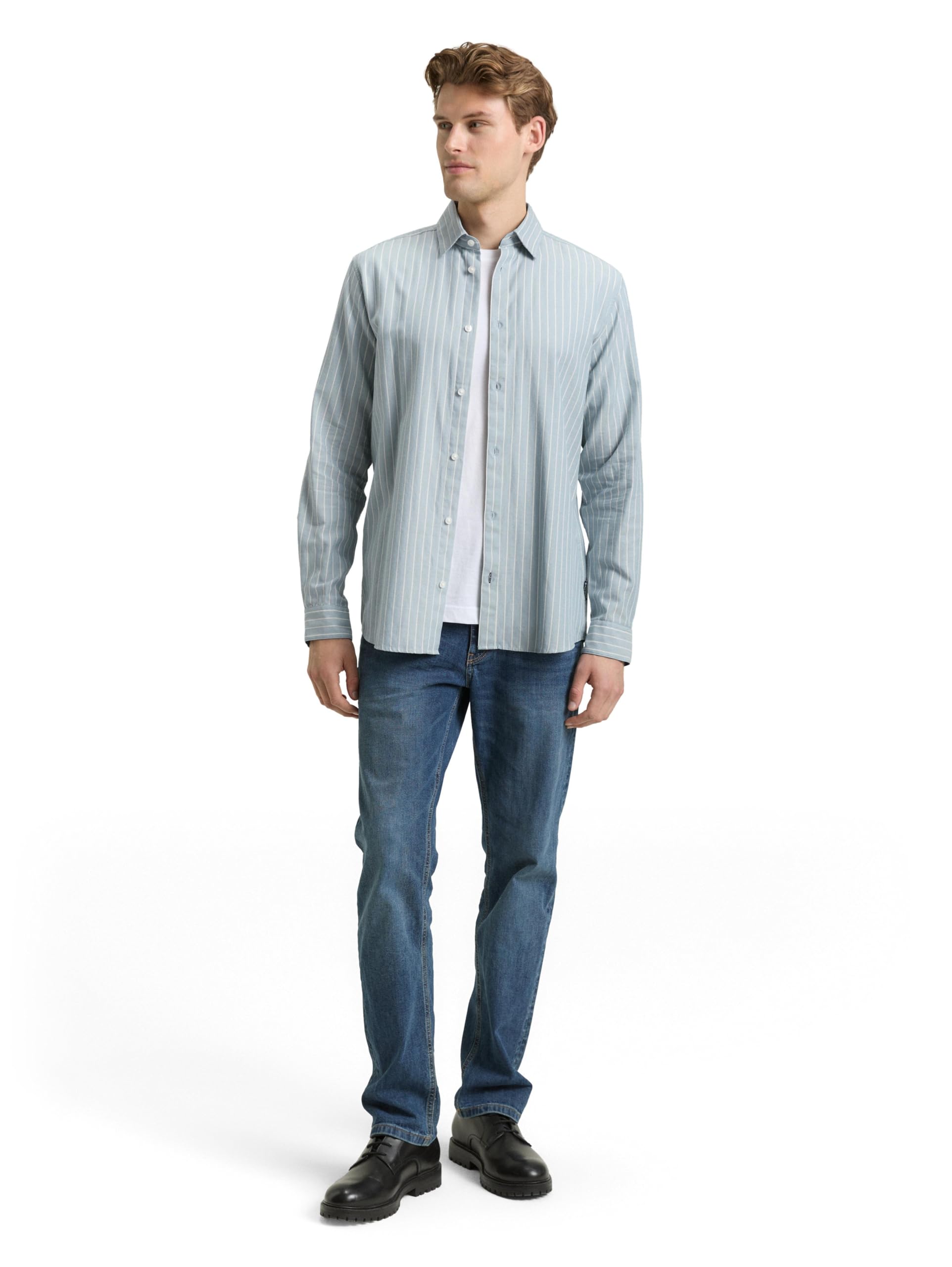tom-tailor-1048428-herren-regular-fit-flanell-hemd-mit-muster image 2