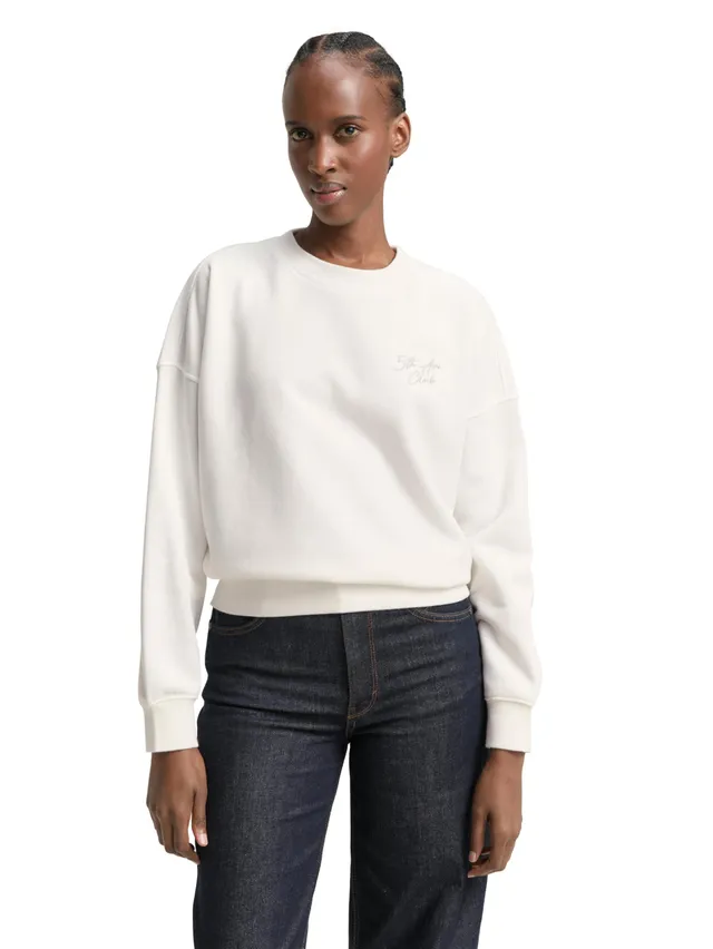 tom-tailor-denim-1049495-damen-sweatshirt-mit-glitzer-stickerei image 1