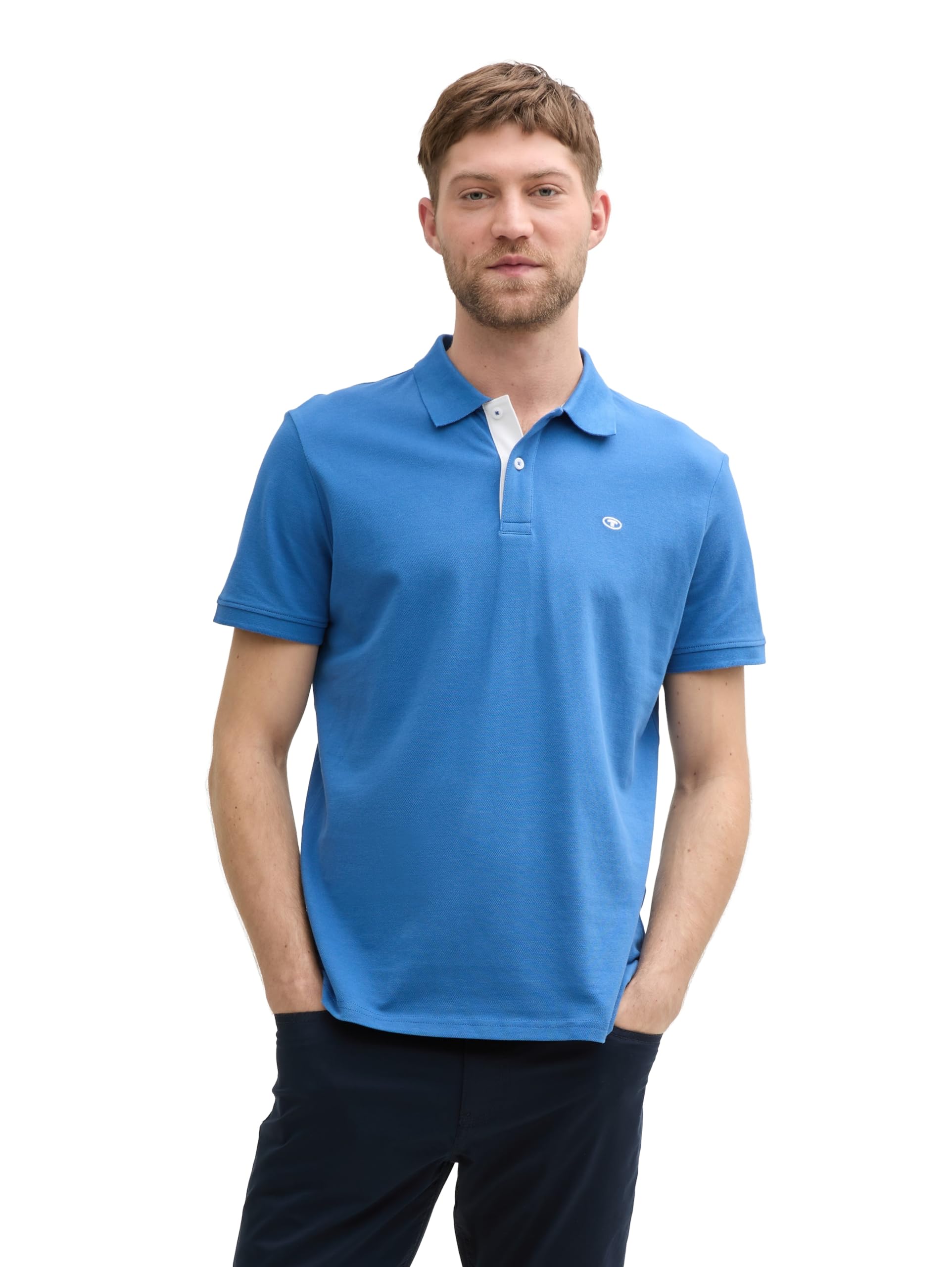 tom-tailor-basic-piqu-poloshirt-f-r-herren image 1
