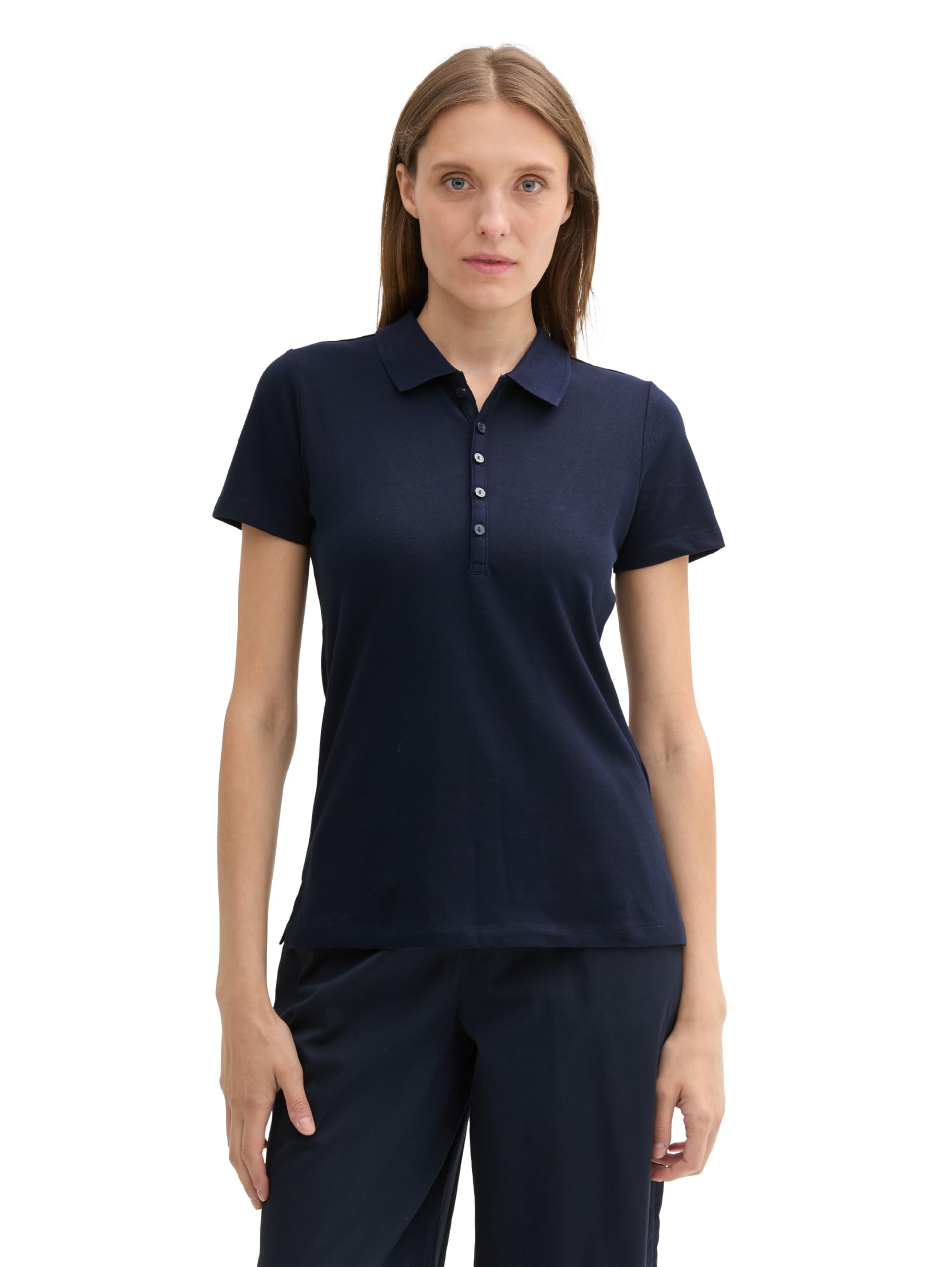 tom-tailor-damen-piqu-polo-shirt image 7