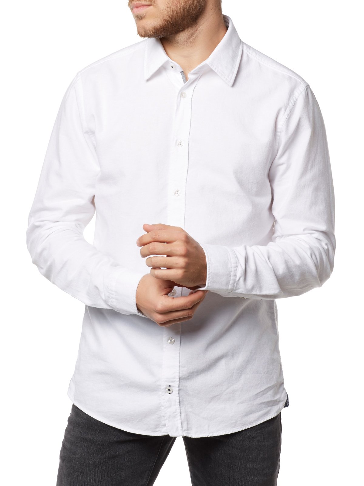 joop-businesshemd-1-1-arm-herren-weiss-xl-fitted image 1