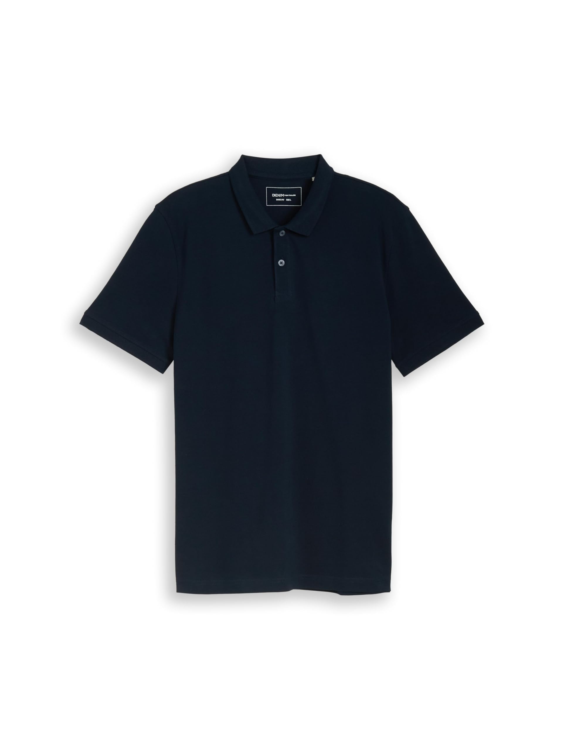 tom-tailor-denim-herren-basic-poloshirt-klassisches-polo-mit-knopfleiste image 4