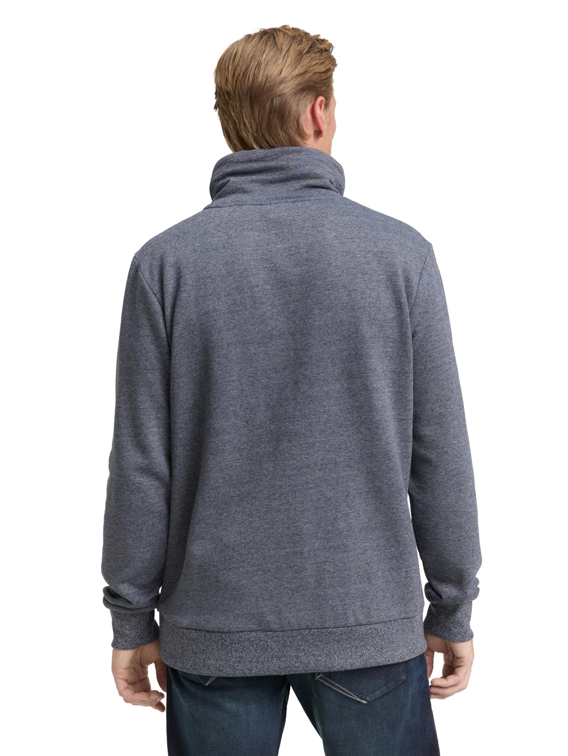 tom-tailor-herren-1047805-snood-sweatshirt-in-melange-optik image 3