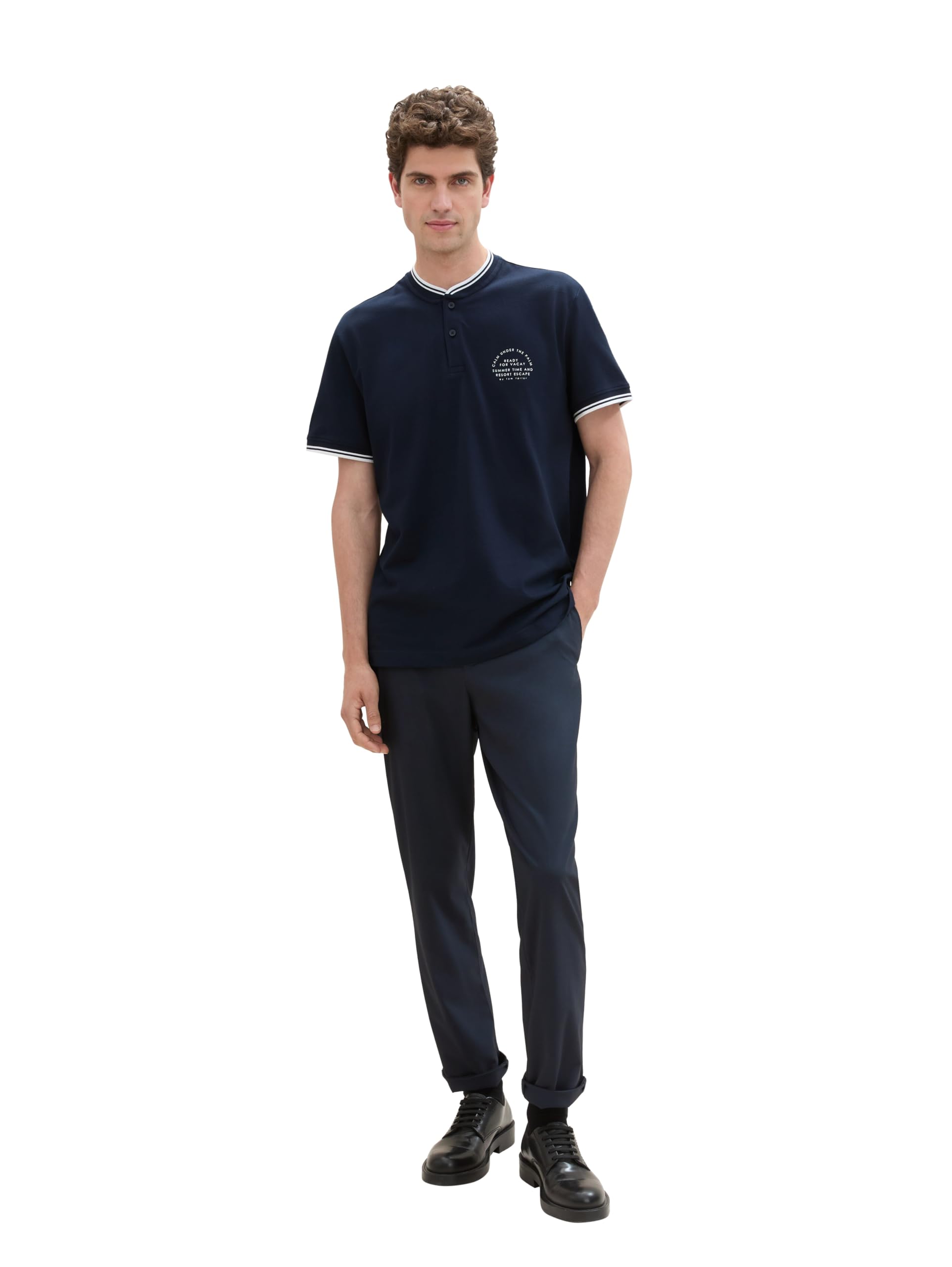 tom-tailor-herren-basic-piqu-poloshirt-stehkragen image 4