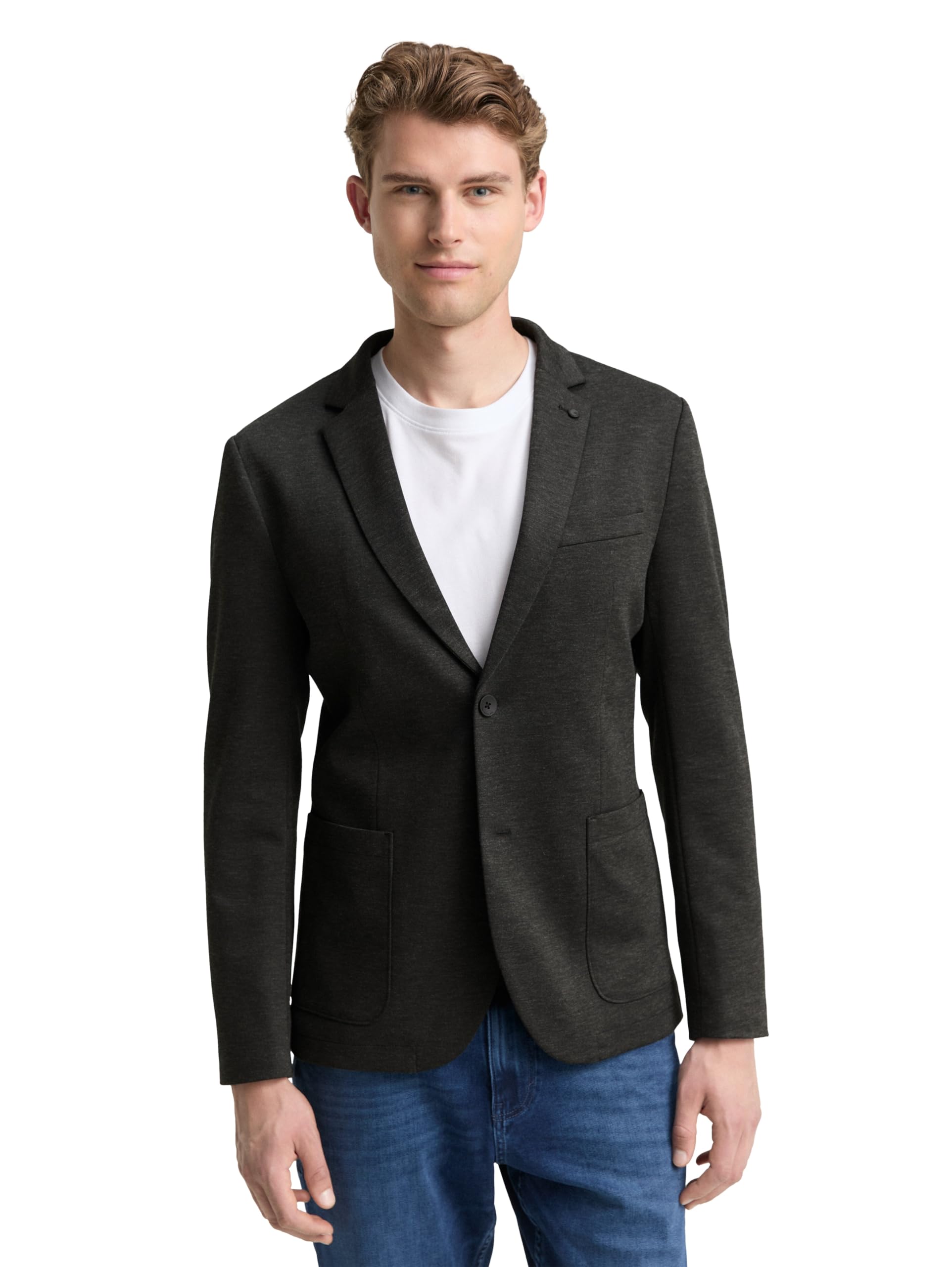 tom-tailor-herren-1047273-regular-fit-piqu-blazer-leichter-blazer-f-r-herren image 6