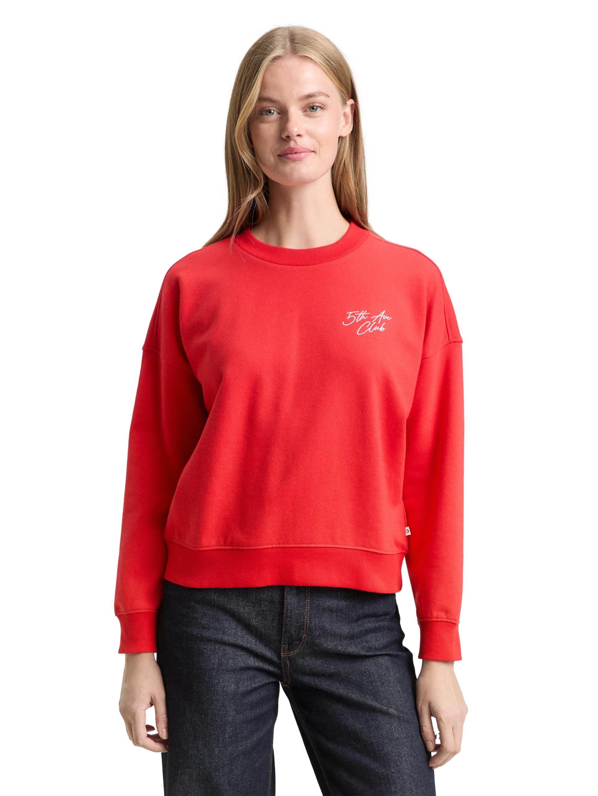 tom-tailor-denim-1049495-damen-sweatshirt-mit-glitzer-stickerei image 7