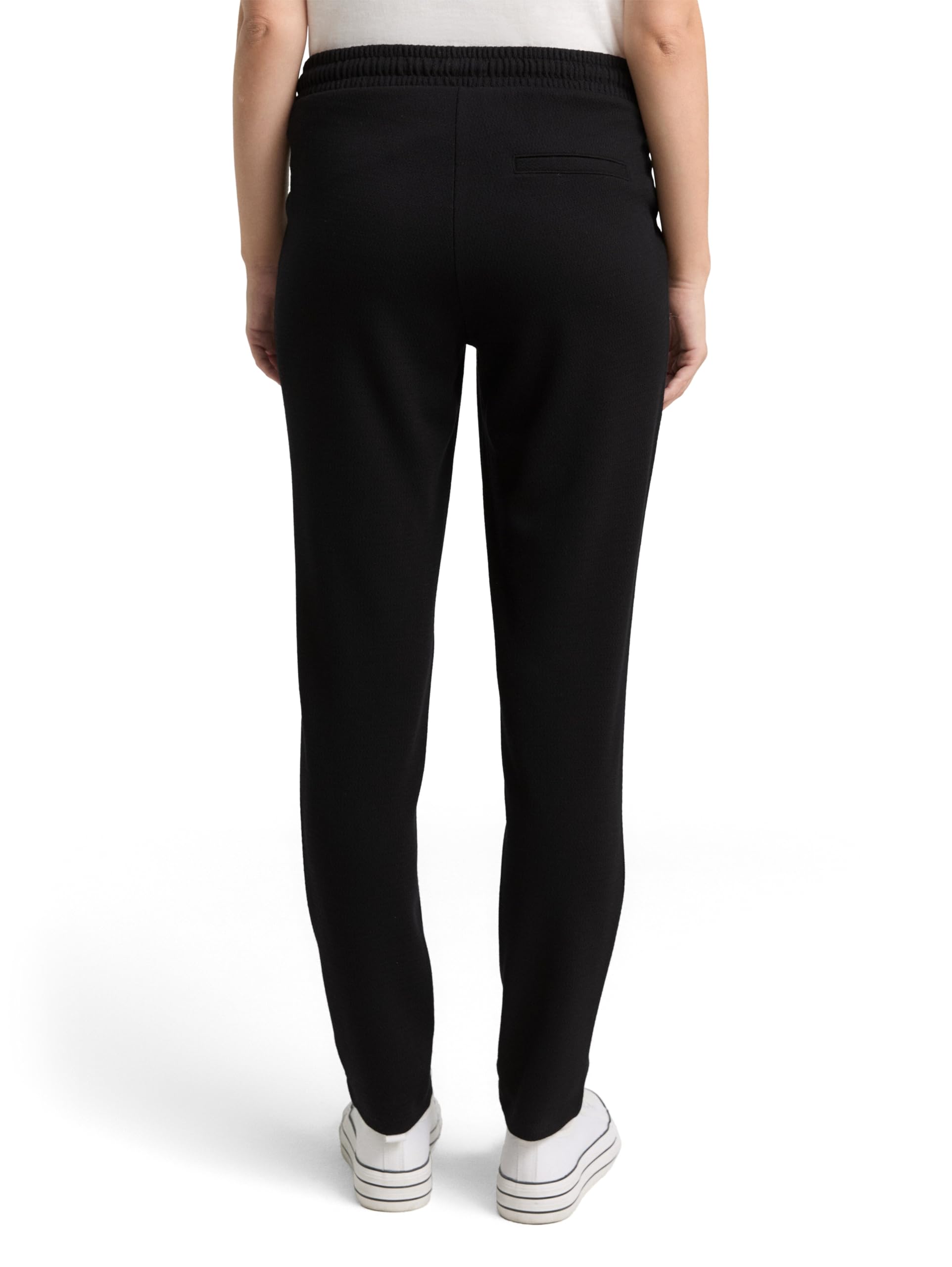 tom-tailor-damen-loose-slim-jacquard-hose-mit-kordelzug image 3