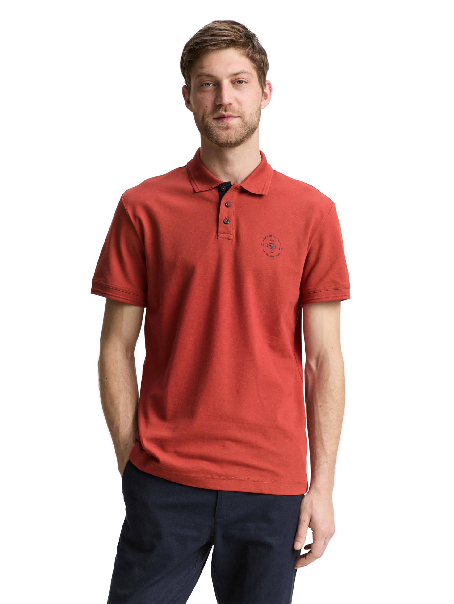 tom-tailor-herren-basic-poloshirt-uni-regular-fit image 1
