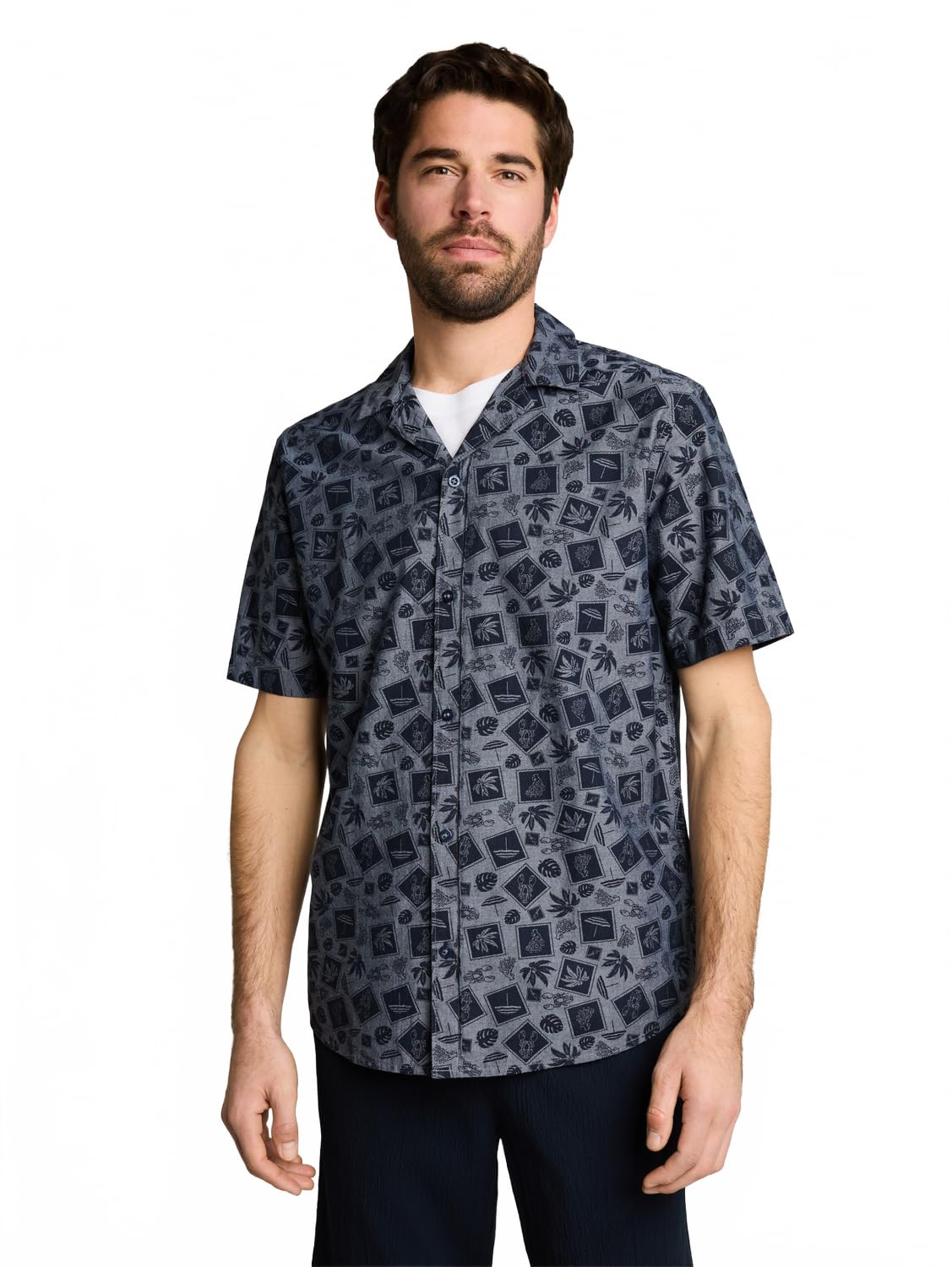 tom-tailor-herren-1050948-regular-fit-resort-hemd-mit-muster image 1