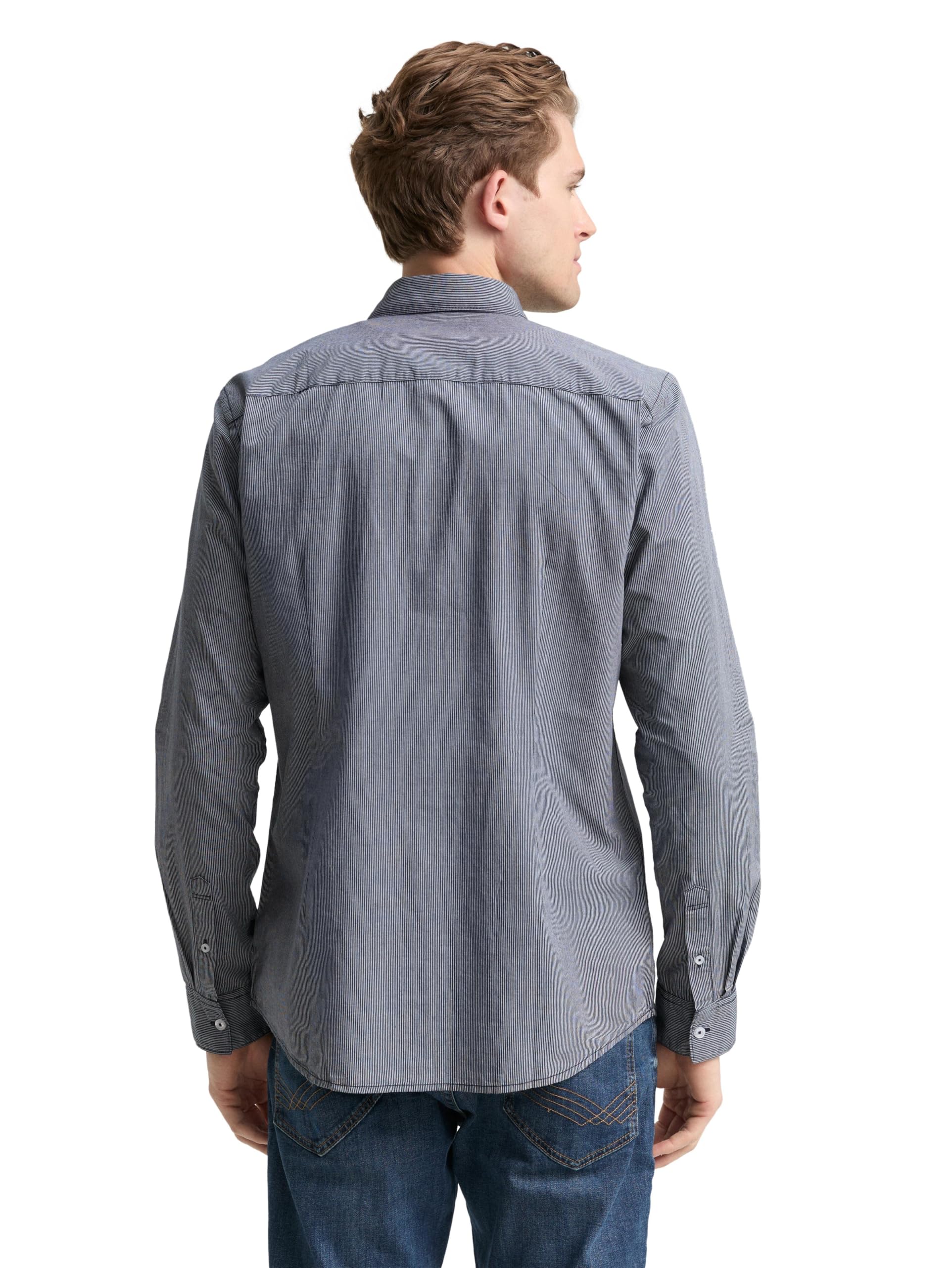 tom-tailor-herren-1048446-fitted-hemd-aus-baumwolle image 2