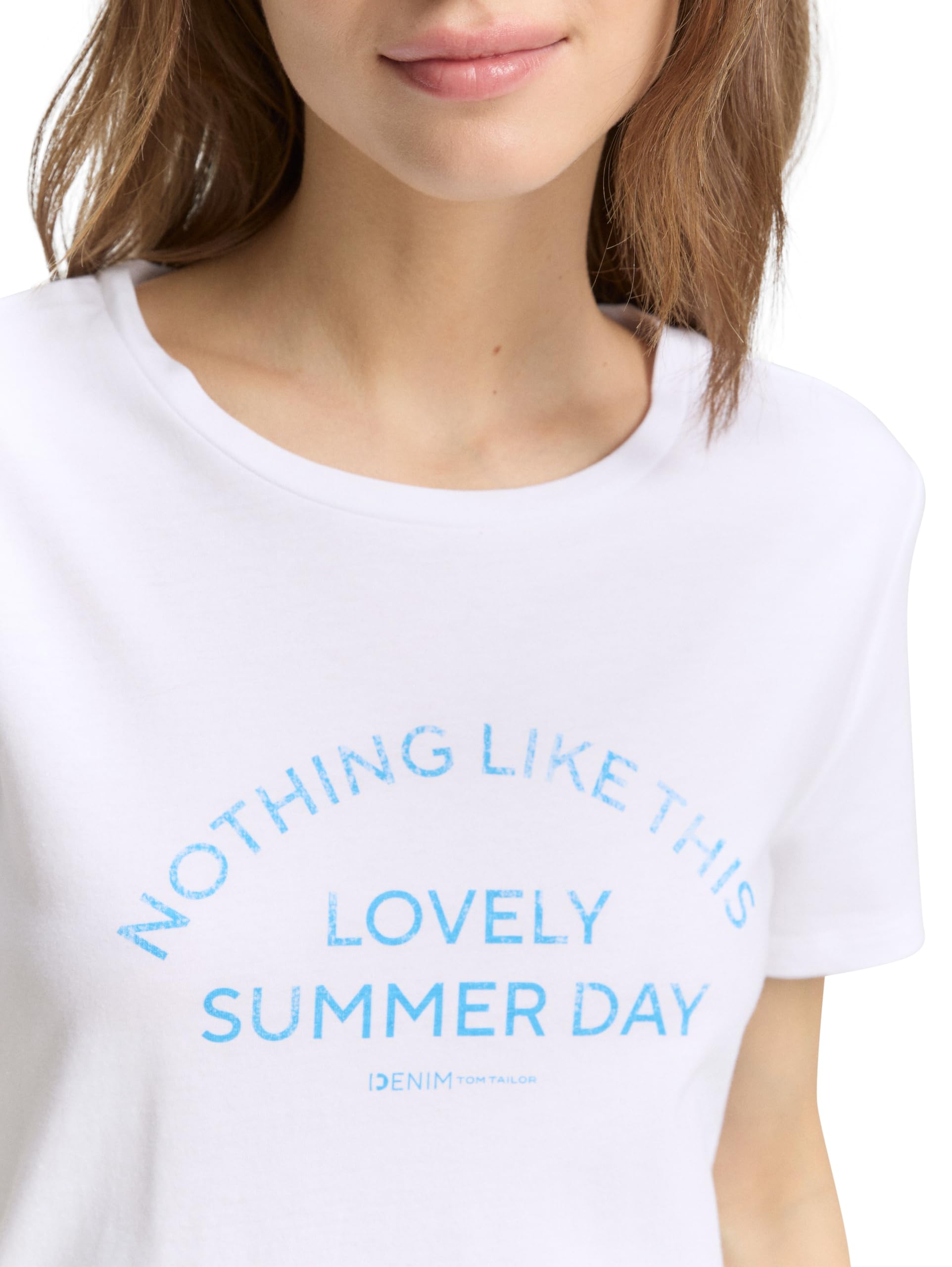tom-tailor-denim-damen-t-shirt-mit-print image 4