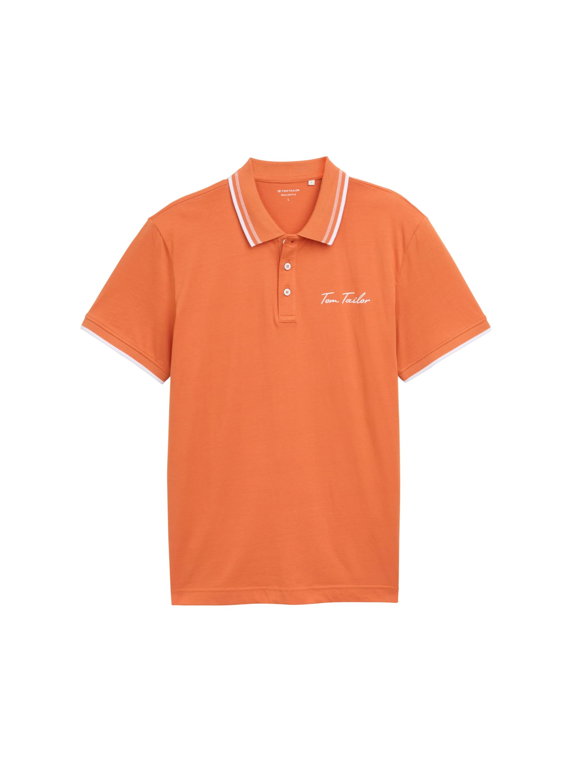 tom-tailor-herren-poloshirt-mit-logo-print-aus-baumwolle image 6
