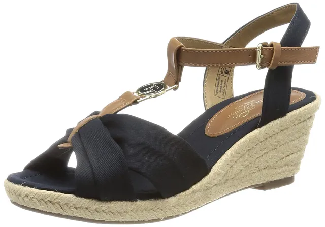 tom-tailor-damen-keilsandalette-1190902-mit-kn-chelriemen image 1