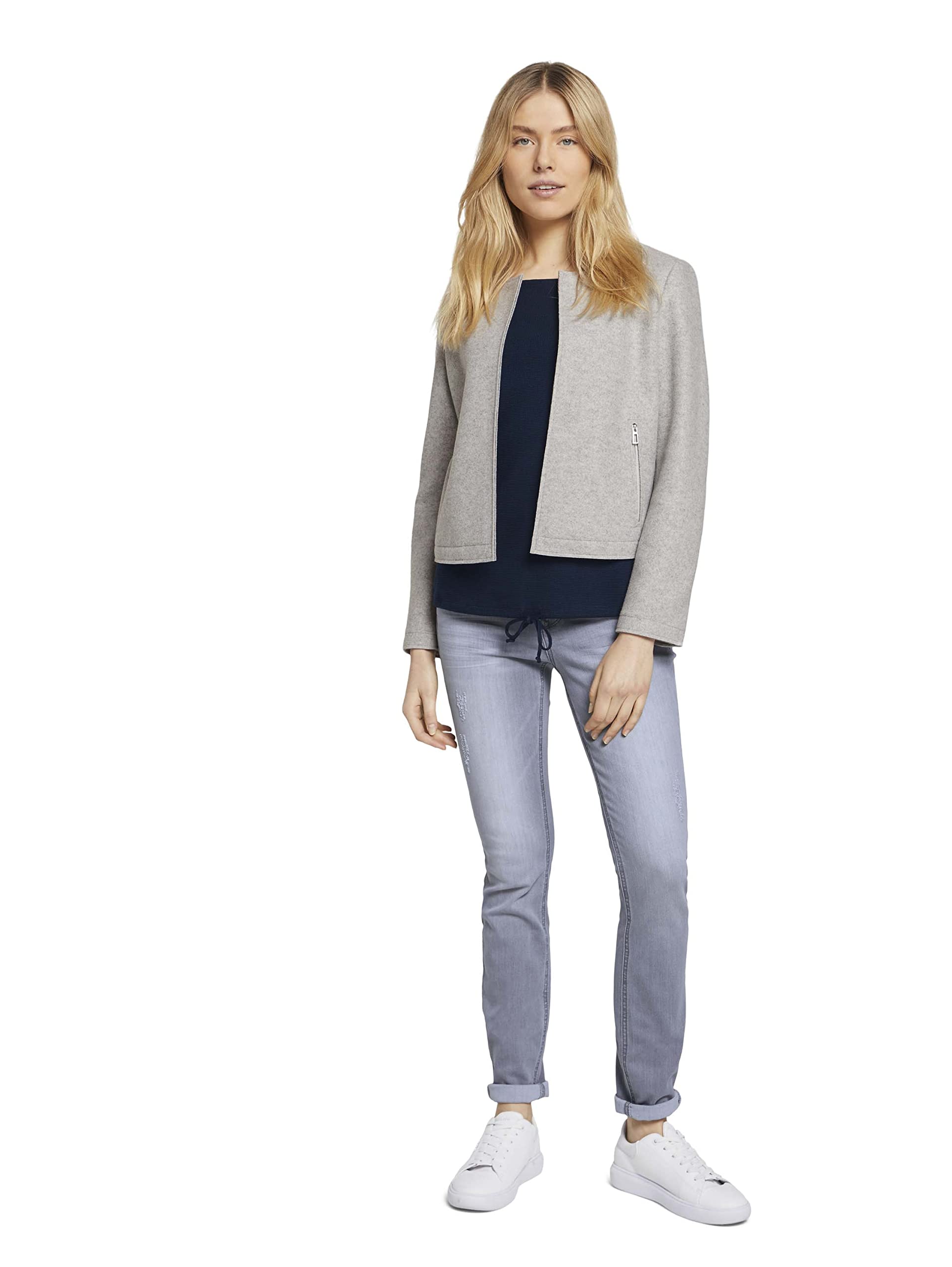 tom-tailor-damen-longsleeve-mit-schleifen-detail-am-saum image 2