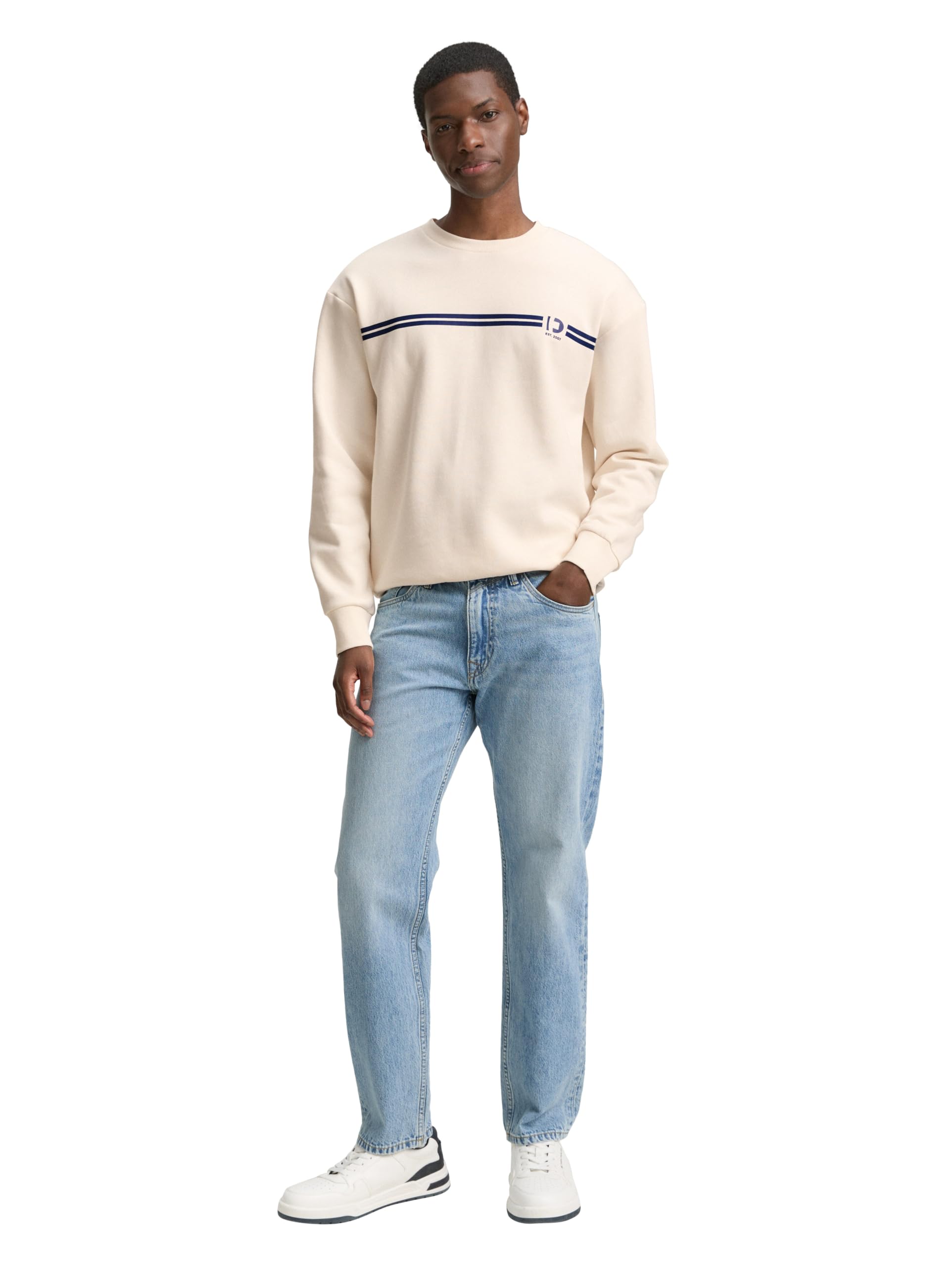 tom-tailor-denim-1047941-crewneck-sweatshirt-mit-print-herren image 2