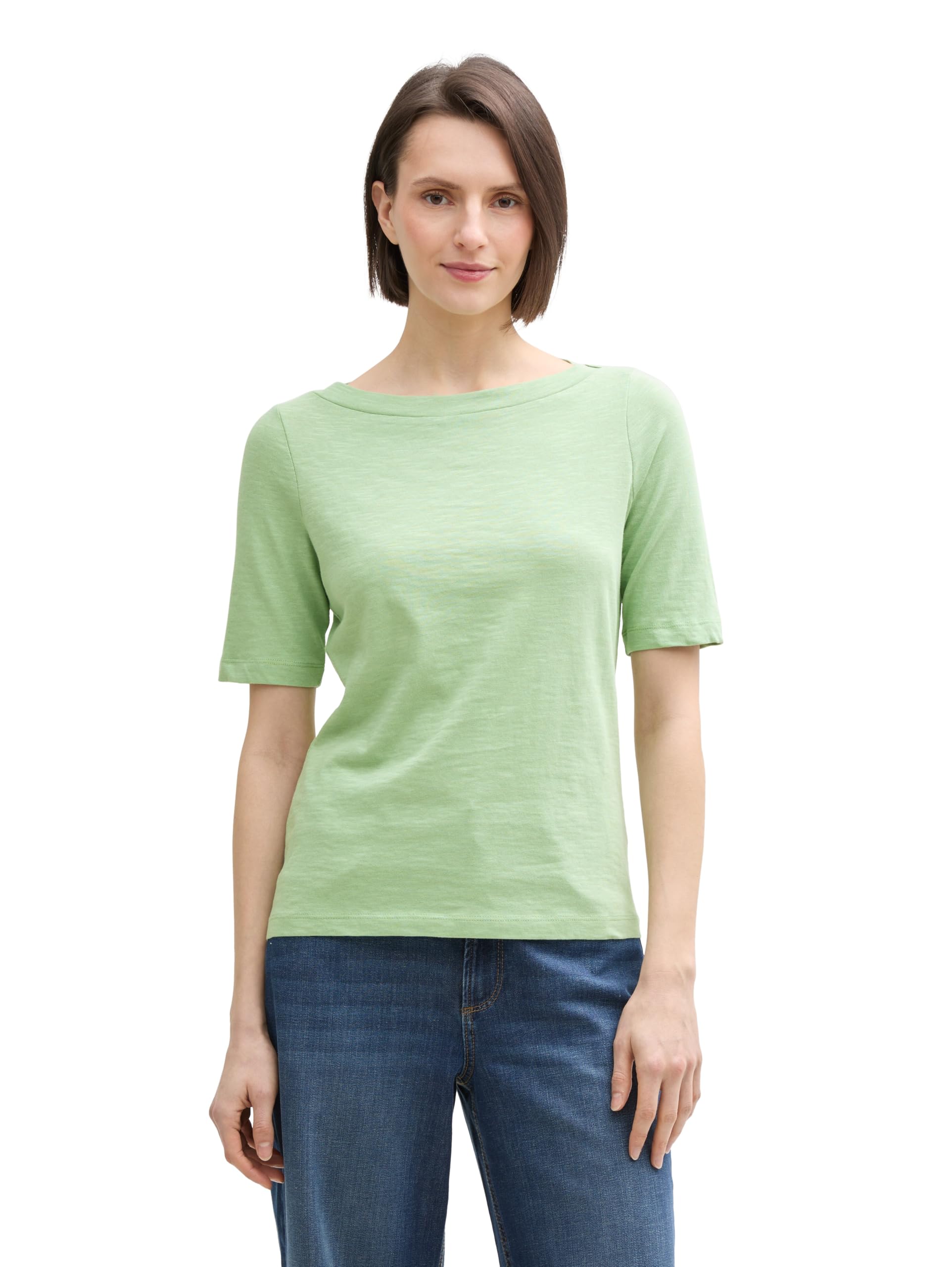 tom-tailor-t-shirt-mit-u-boot-ausschnitt-damen image 8